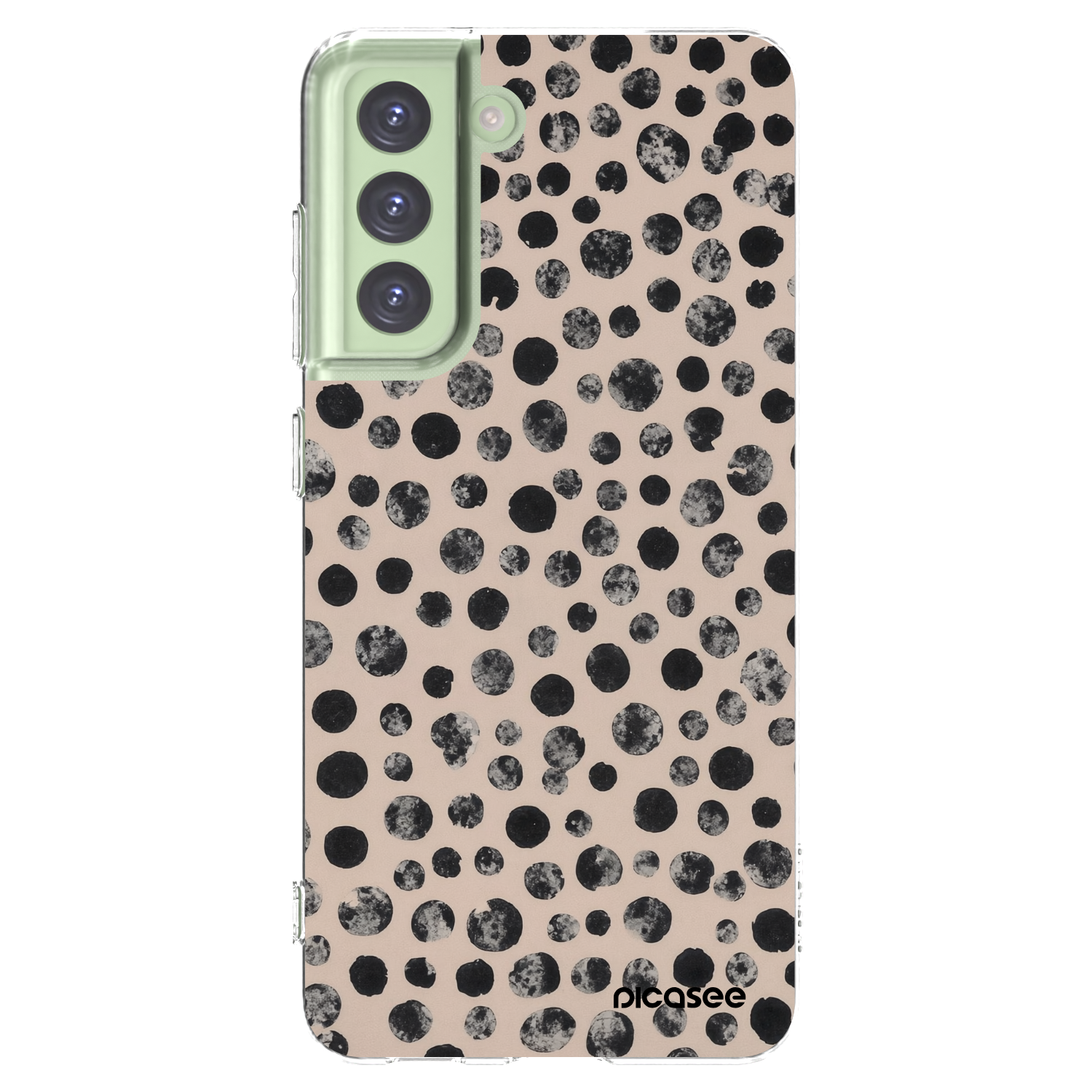 Picasee silikonska prozirna maskica za Samsung Galaxy S21 FE 5G - Dots