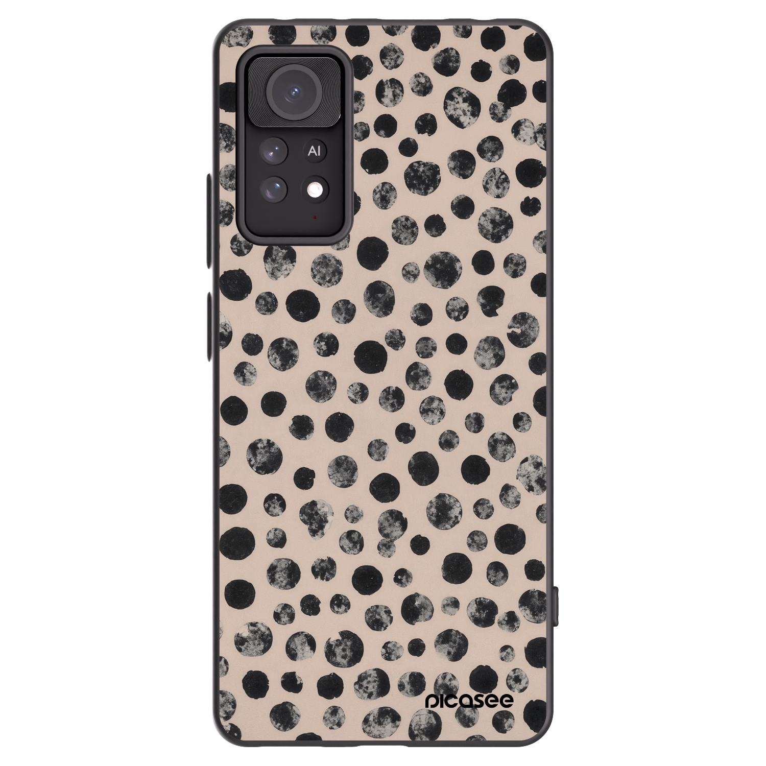 Picasee crna silikonska maskica za Xiaomi Redmi Note 11 Pro - Dots
