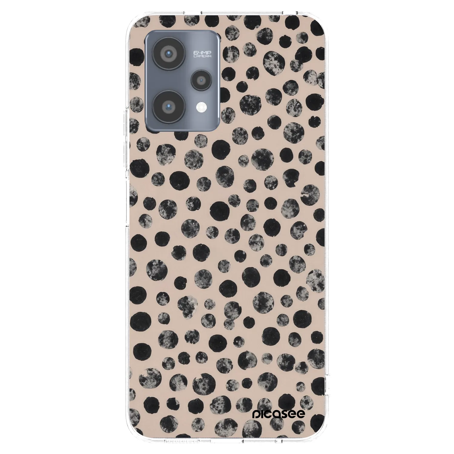 Picasee silikonska prozirna maskica za Realme 9 Pro 5G - Dots