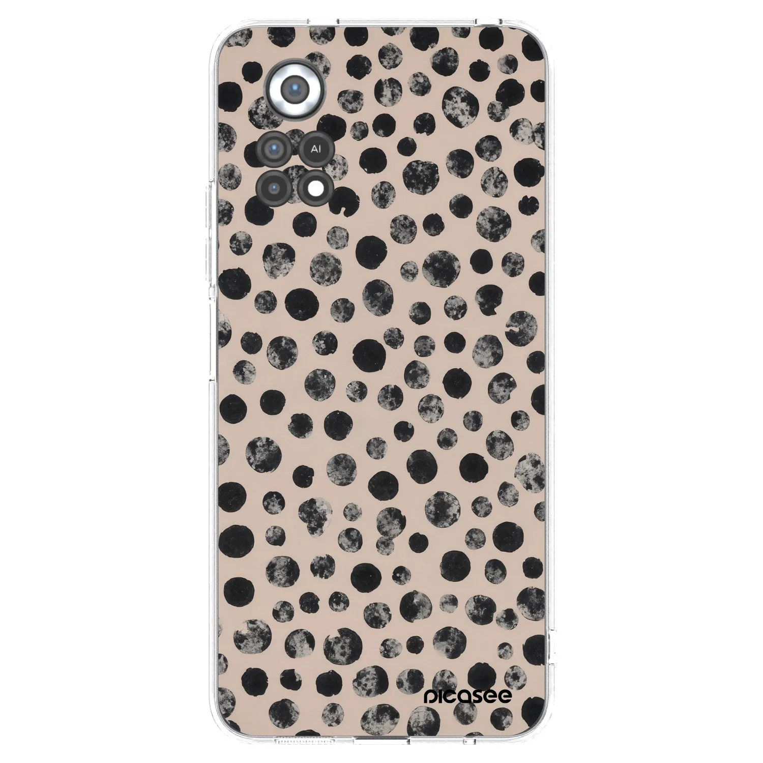 Picasee silikonska prozirna maskica za Xiaomi Poco X4 Pro 5G - Dots