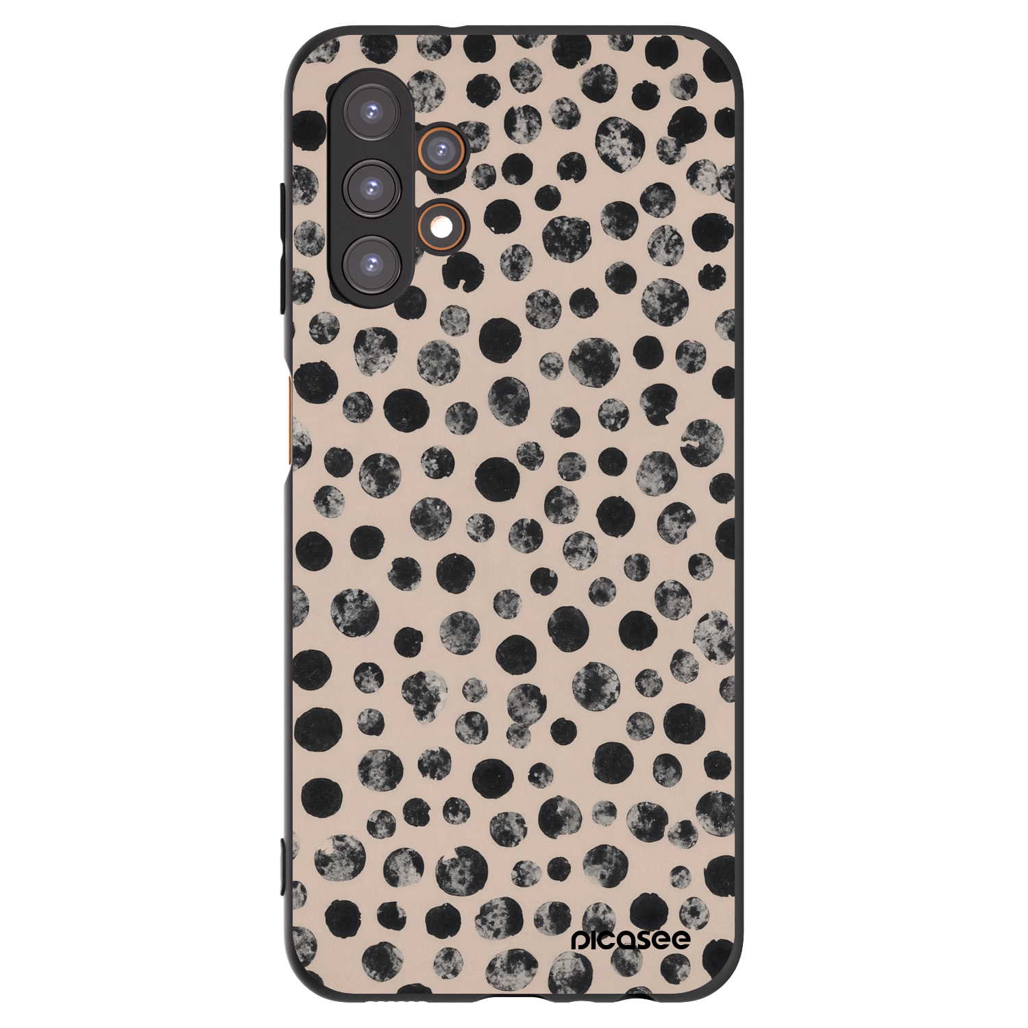 Picasee crna silikonska maskica za Samsung Galaxy A13 4G A135 - Dots