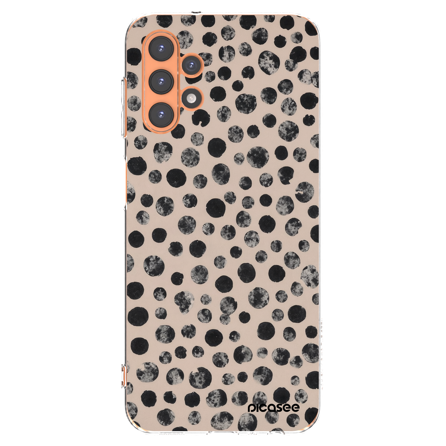 Picasee silikonska prozirna maskica za Samsung Galaxy A13 4G A135 - Dots