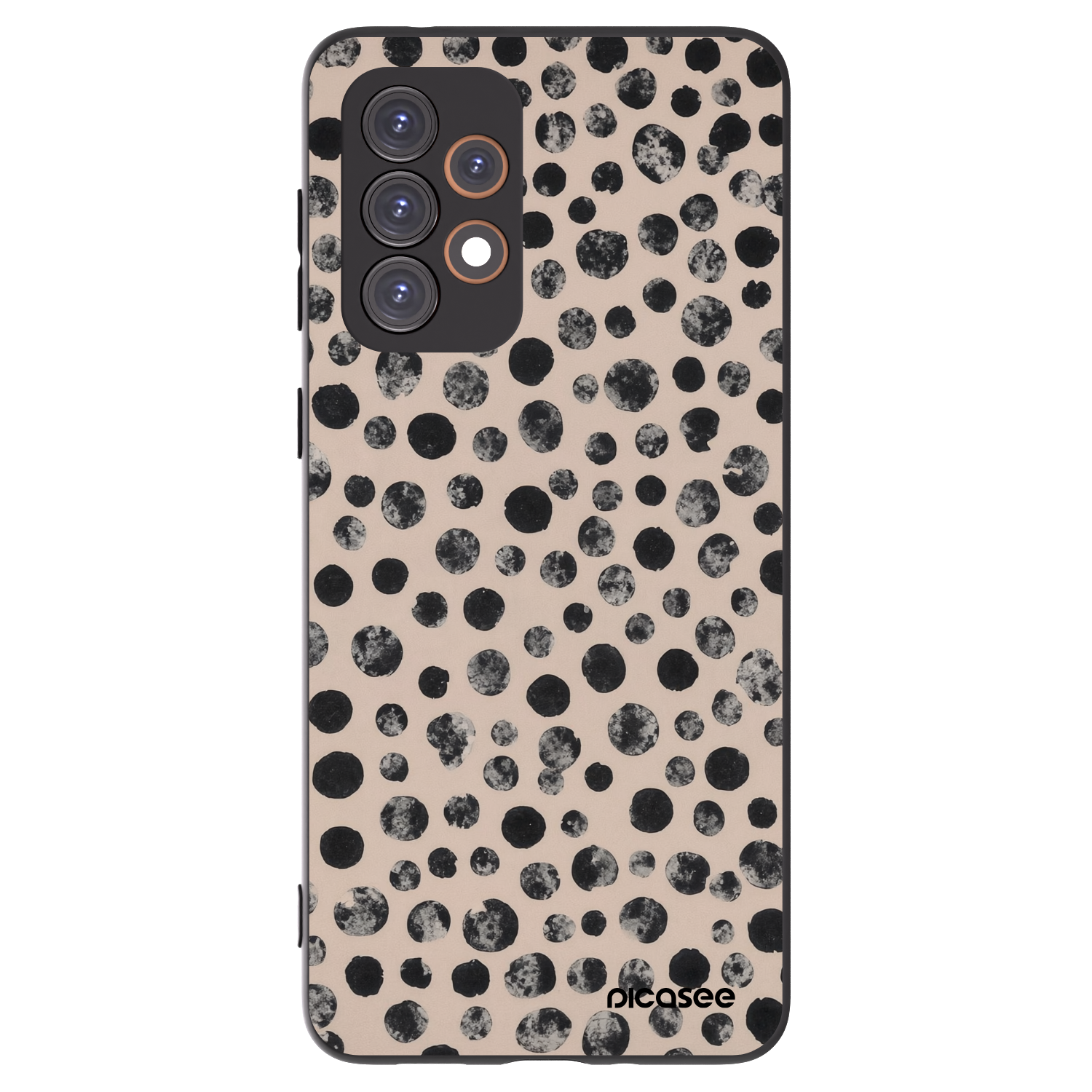 Picasee crna silikonska maskica za Samsung Galaxy A33 5G A336 - Dots
