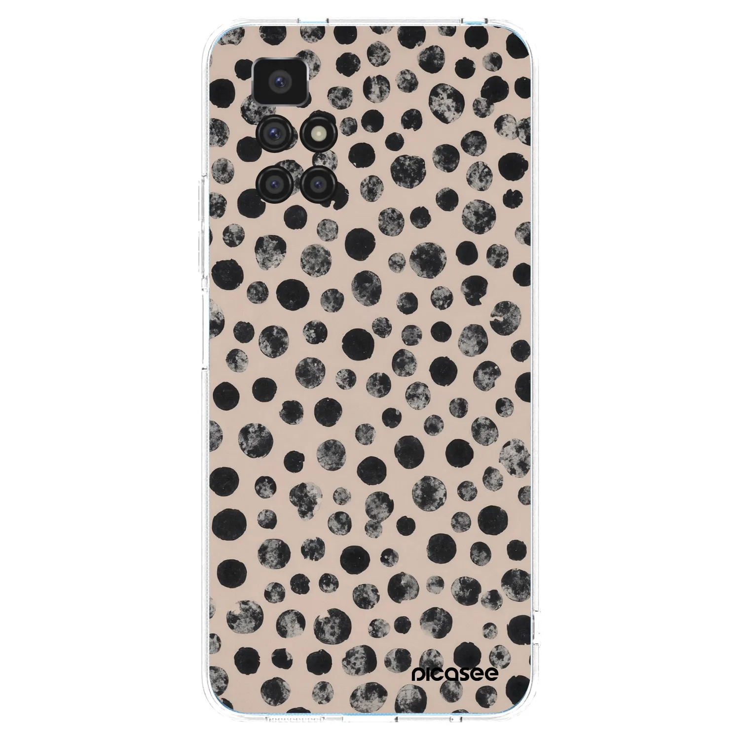 Picasee silikonska prozirna maskica za Xiaomi Redmi 10 (2022) - Dots
