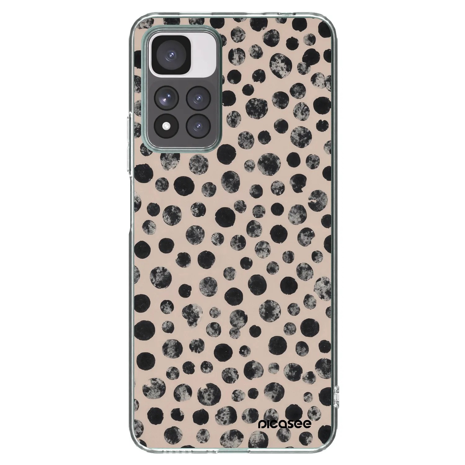 Picasee silikonska prozirna maskica za Xiaomi Redmi Note 11 Pro+ 5G - Dots