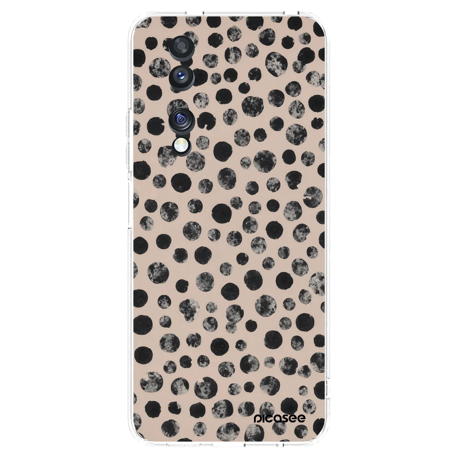 Picasee silikonska prozirna maskica za Honor 70 - Dots