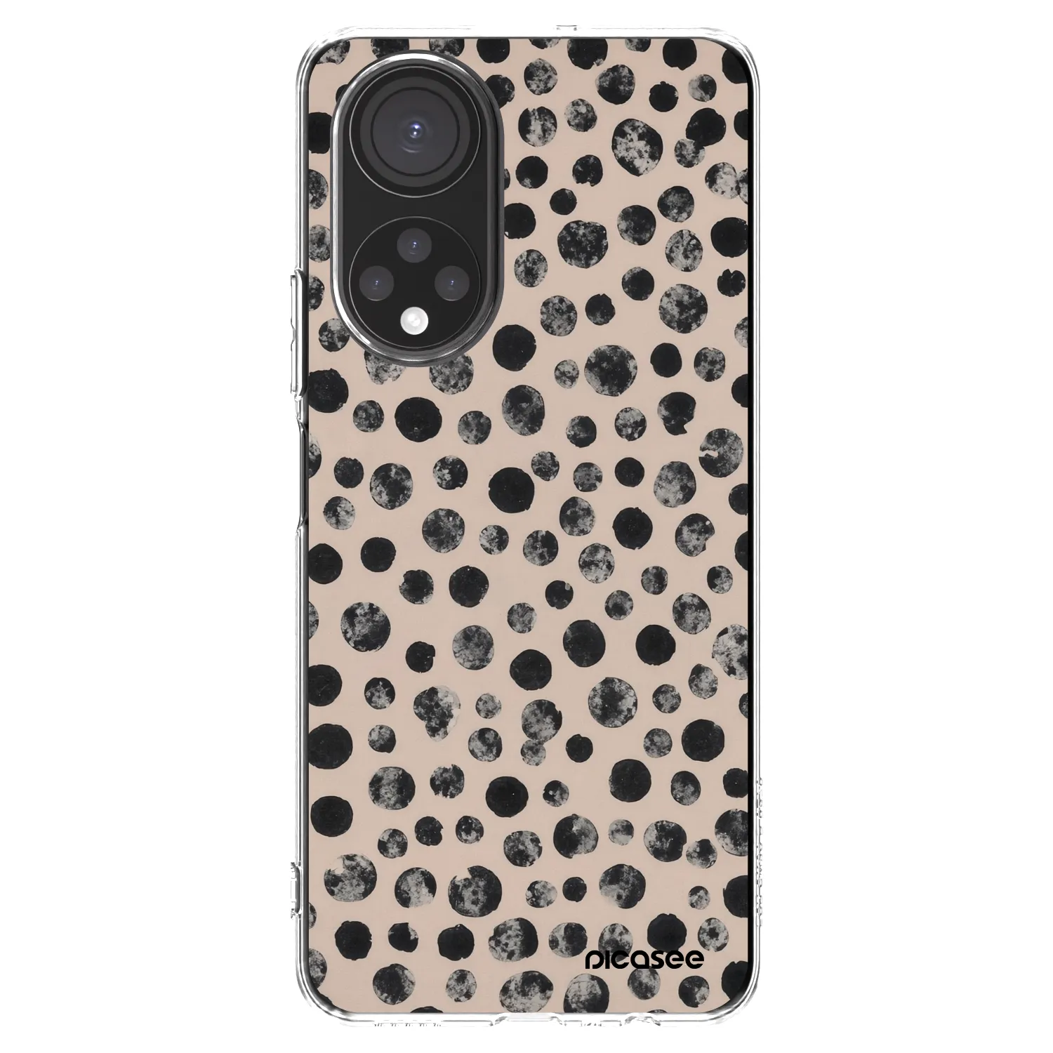 Picasee silikonska prozirna maskica za Honor X7 - Dots