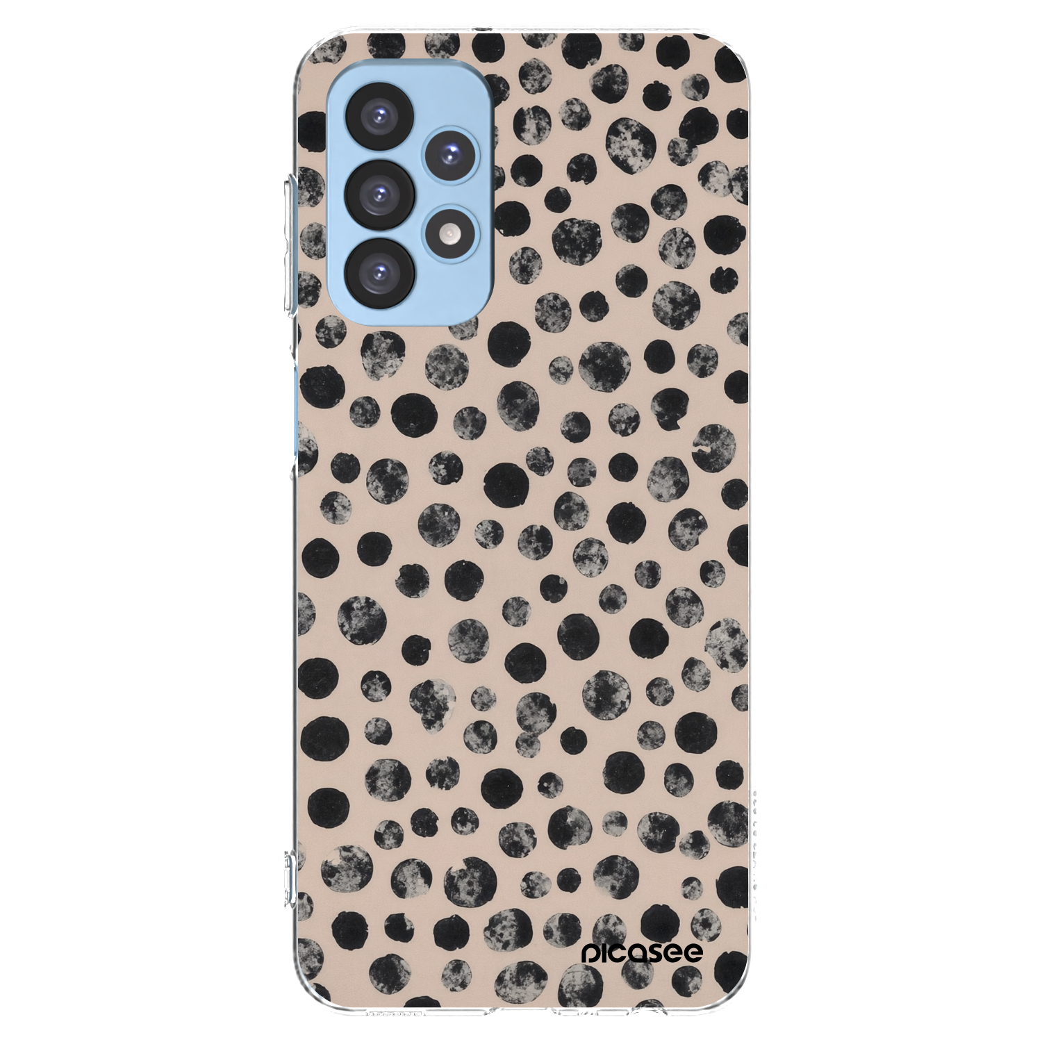 Picasee silikonska prozirna maskica za Samsung Galaxy A23 A235F 4G - Dots