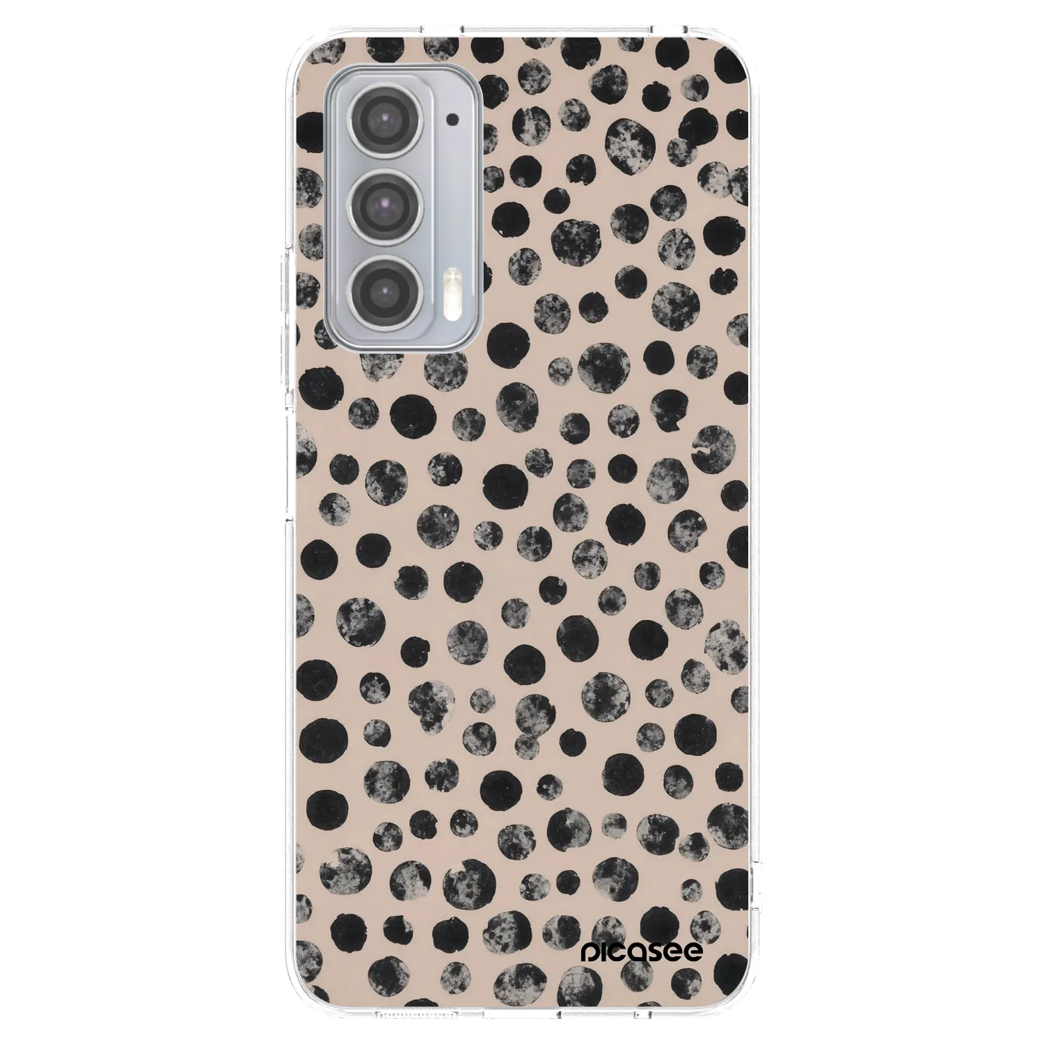 Picasee silikonska prozirna maskica za Motorola Edge 20 - Dots