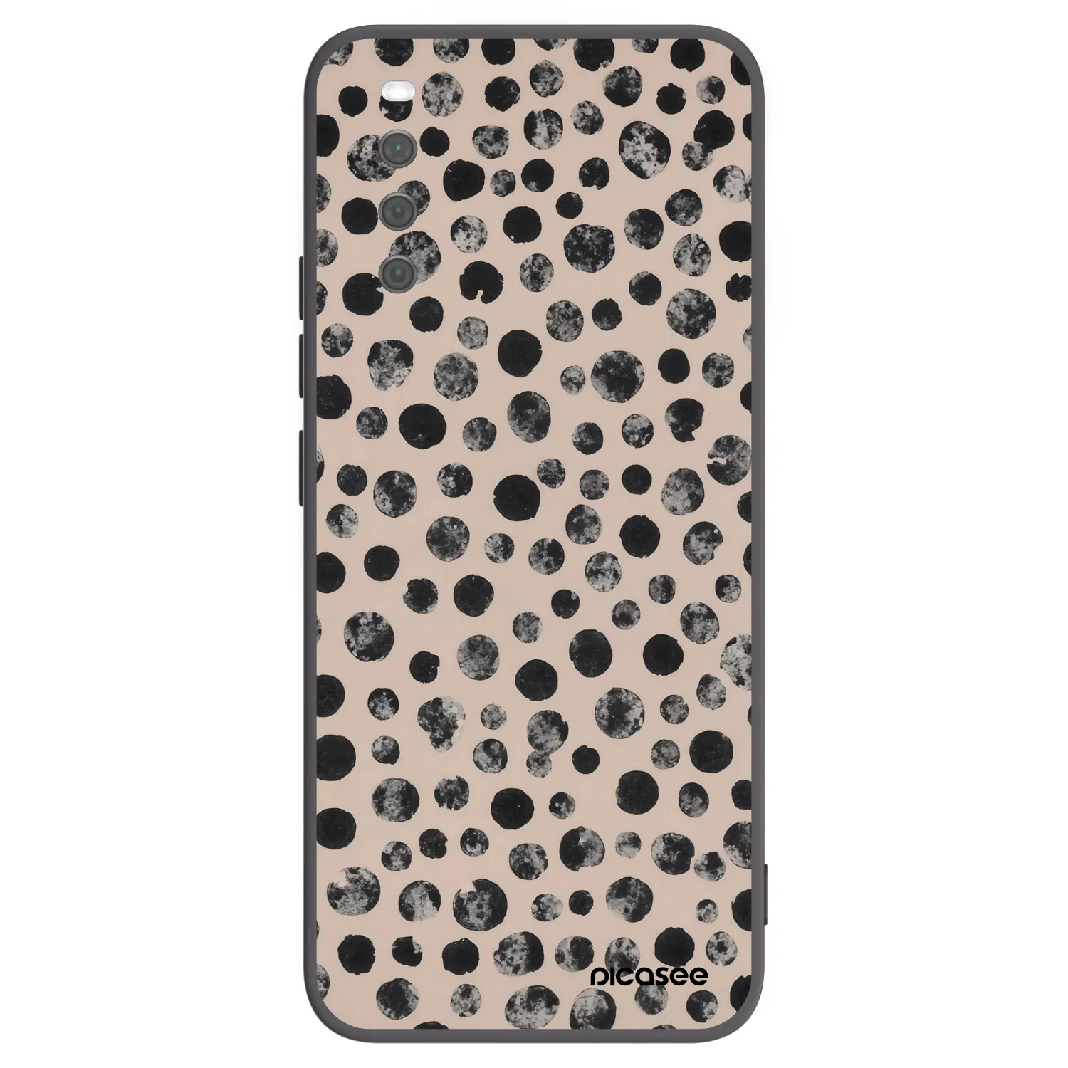 Picasee crna silikonska maskica za Sony Xperia 10 III - Dots