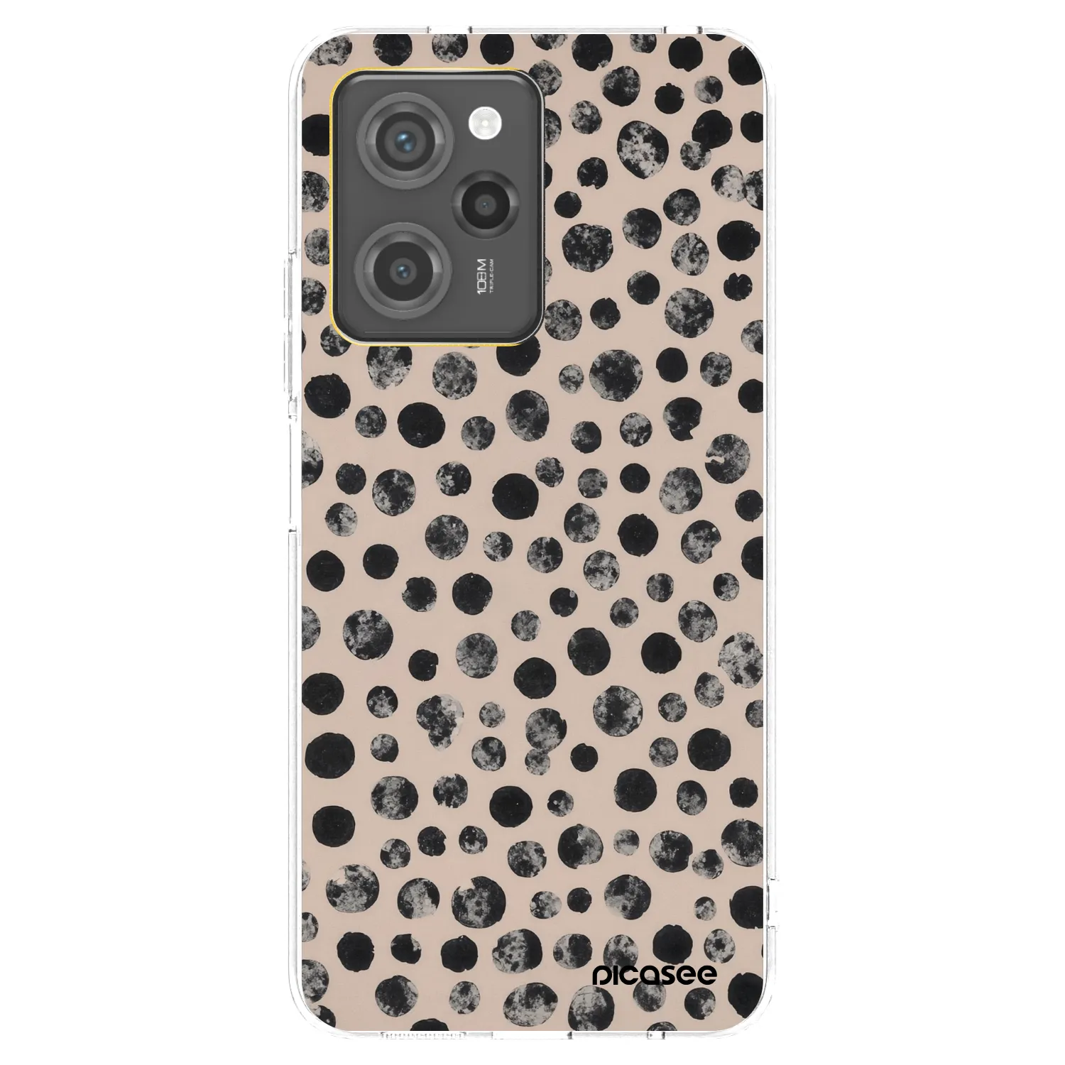 Picasee silikonska prozirna maskica za Xiaomi Poco X5 Pro - Dots
