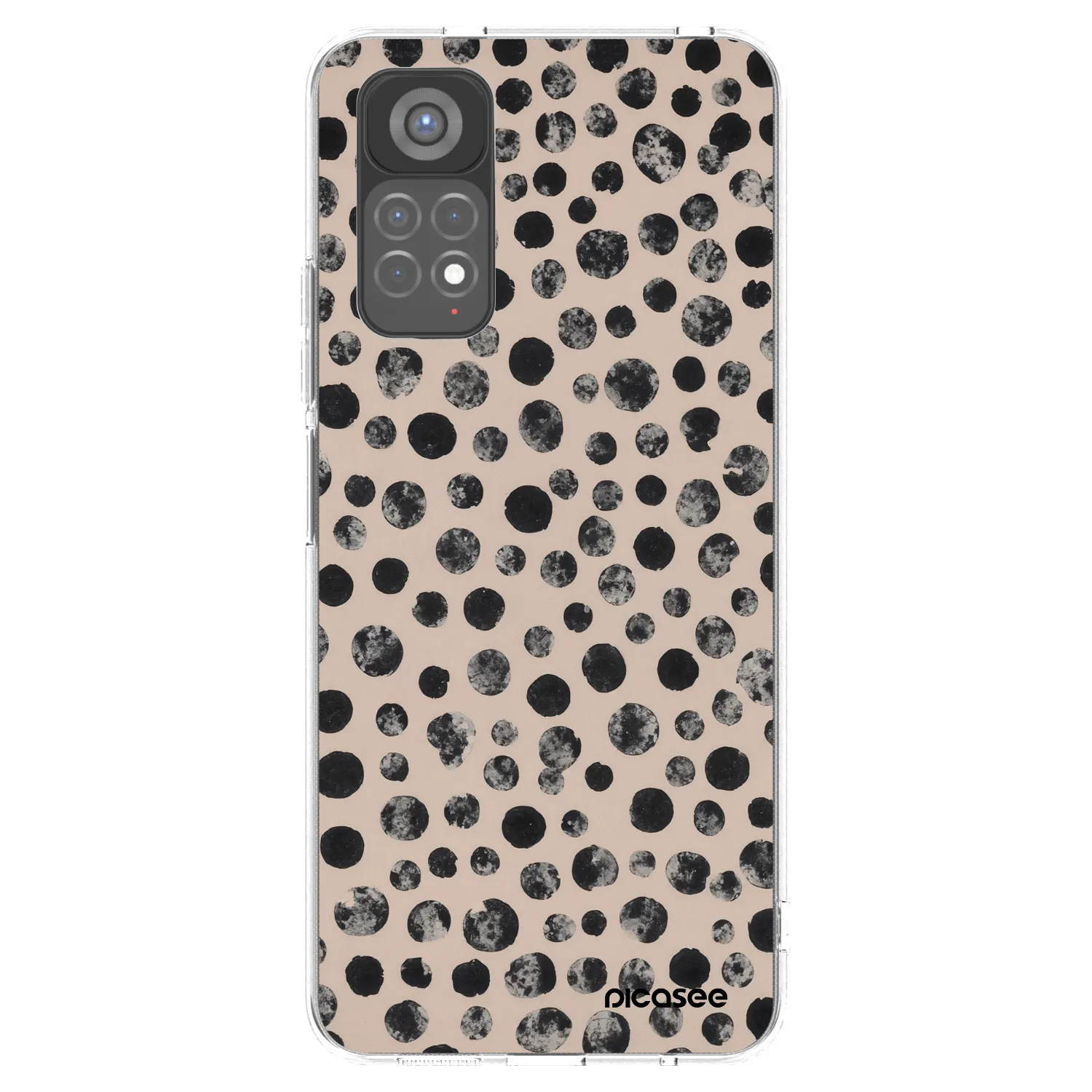 Picasee silikonska prozirna maskica za Xiaomi Redmi Note 11S 5G - Dots
