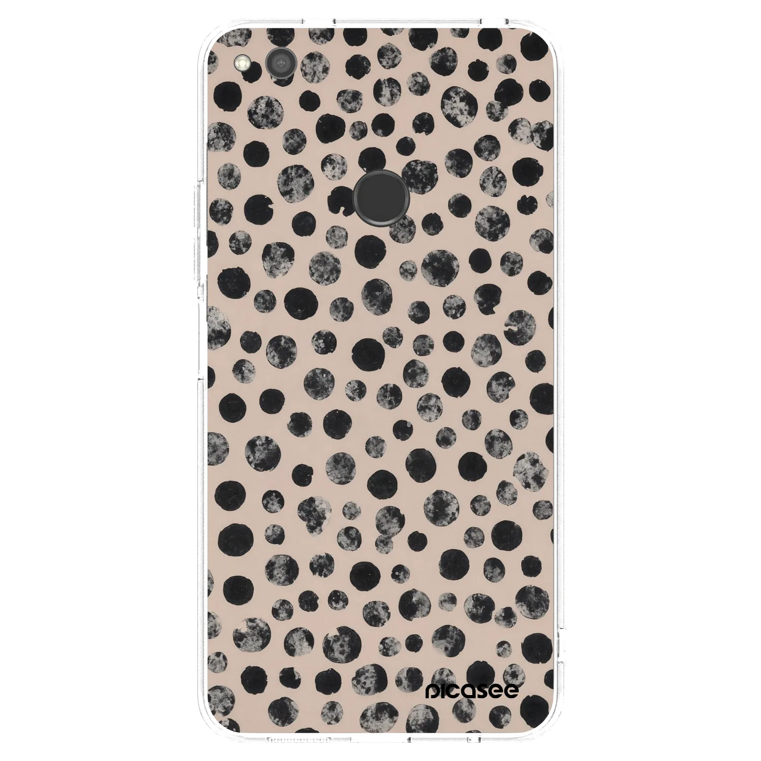 Picasee silikonska prozirna maskica za Huawei P9 Lite 2017 - Dots