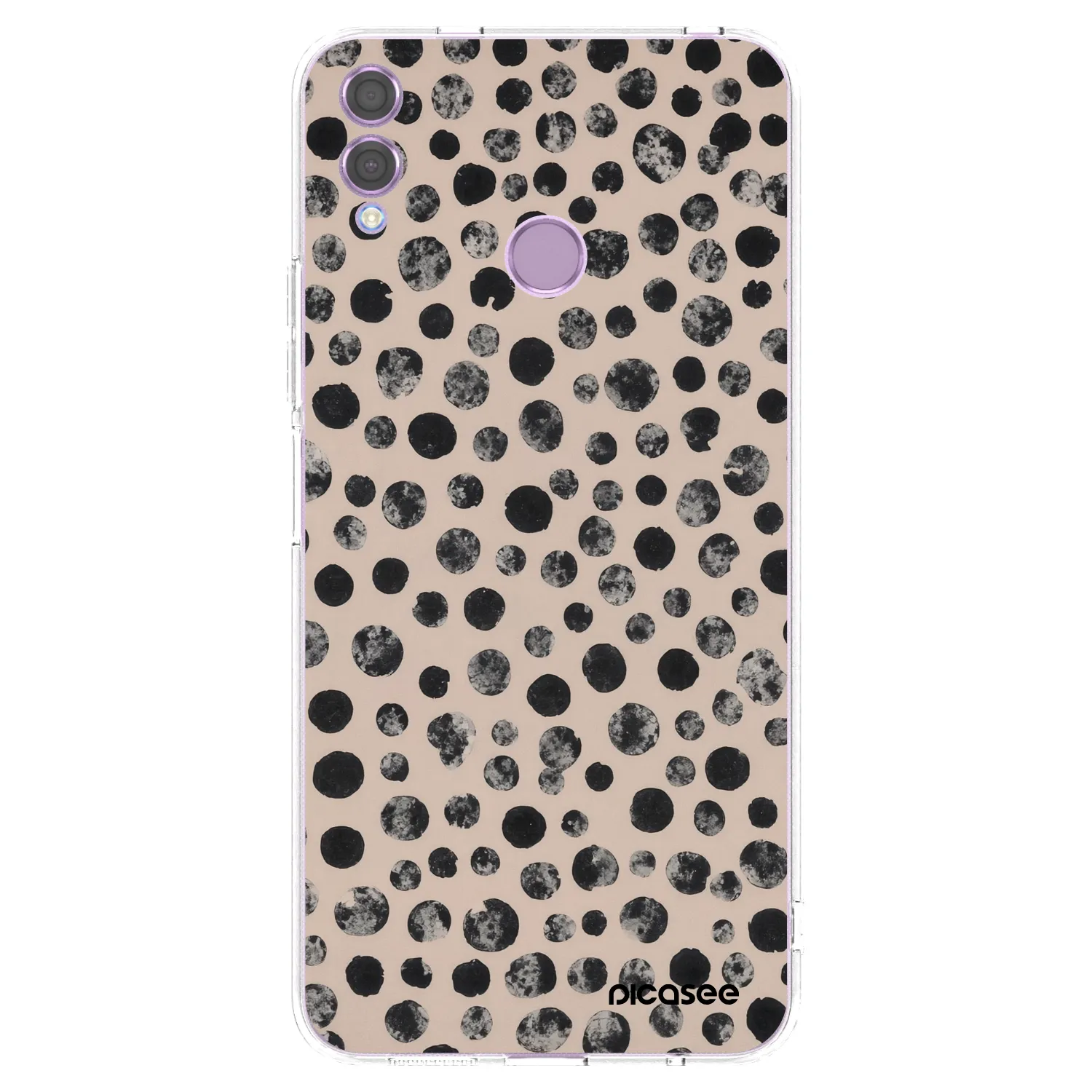 Picasee silikonska prozirna maskica za Honor 8X - Dots