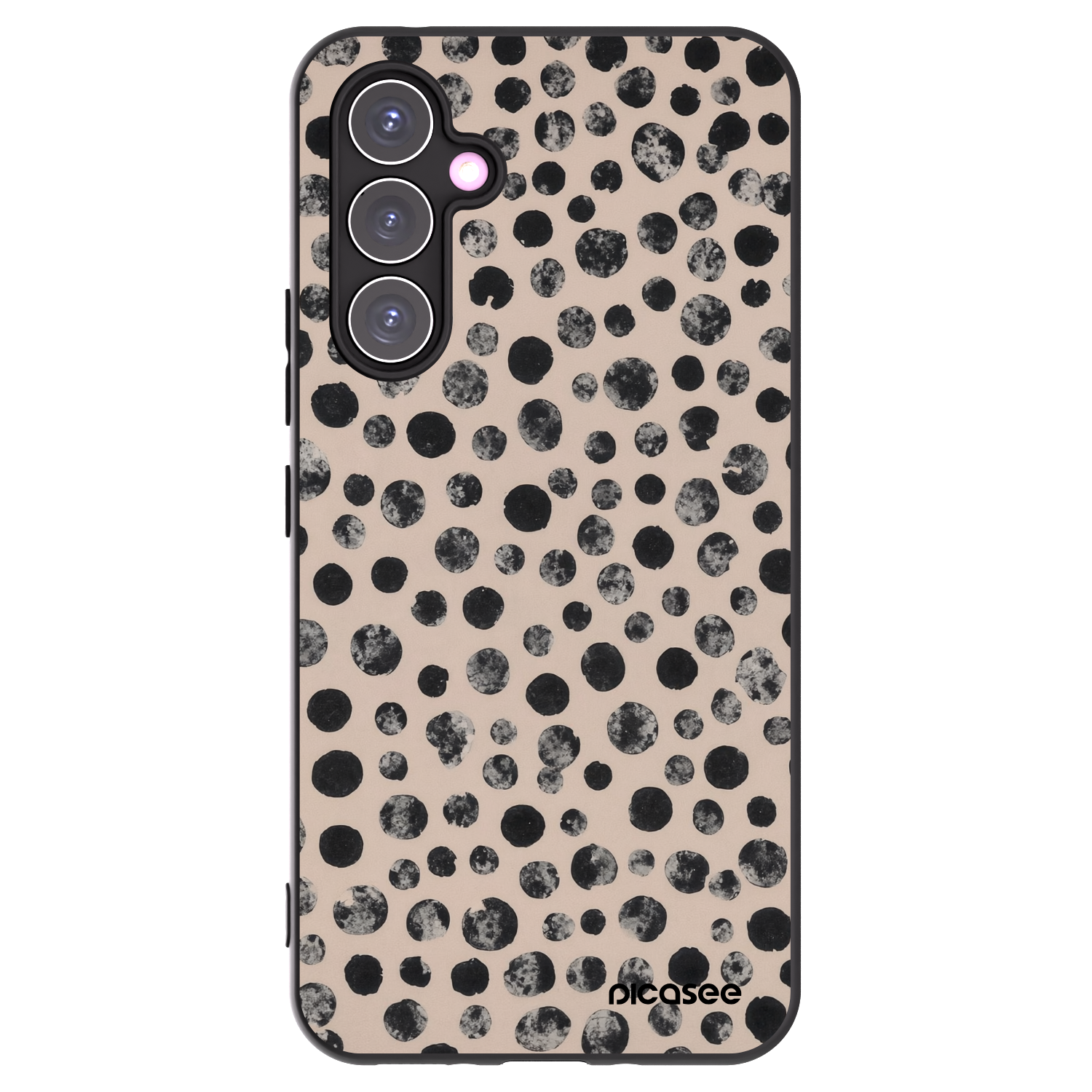 Picasee crna silikonska maskica za Samsung Galaxy A54 5G A546B - Dots