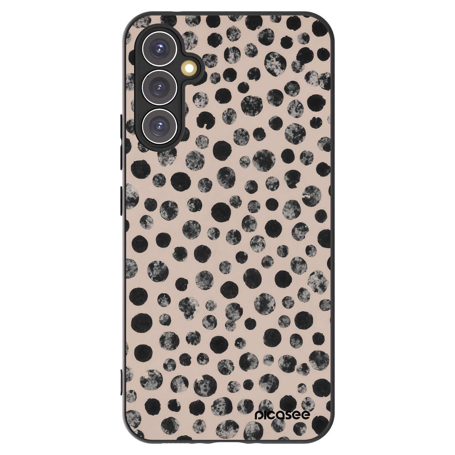 Picasee crna silikonska maskica za Samsung Galaxy A34 5G A346B - Dots