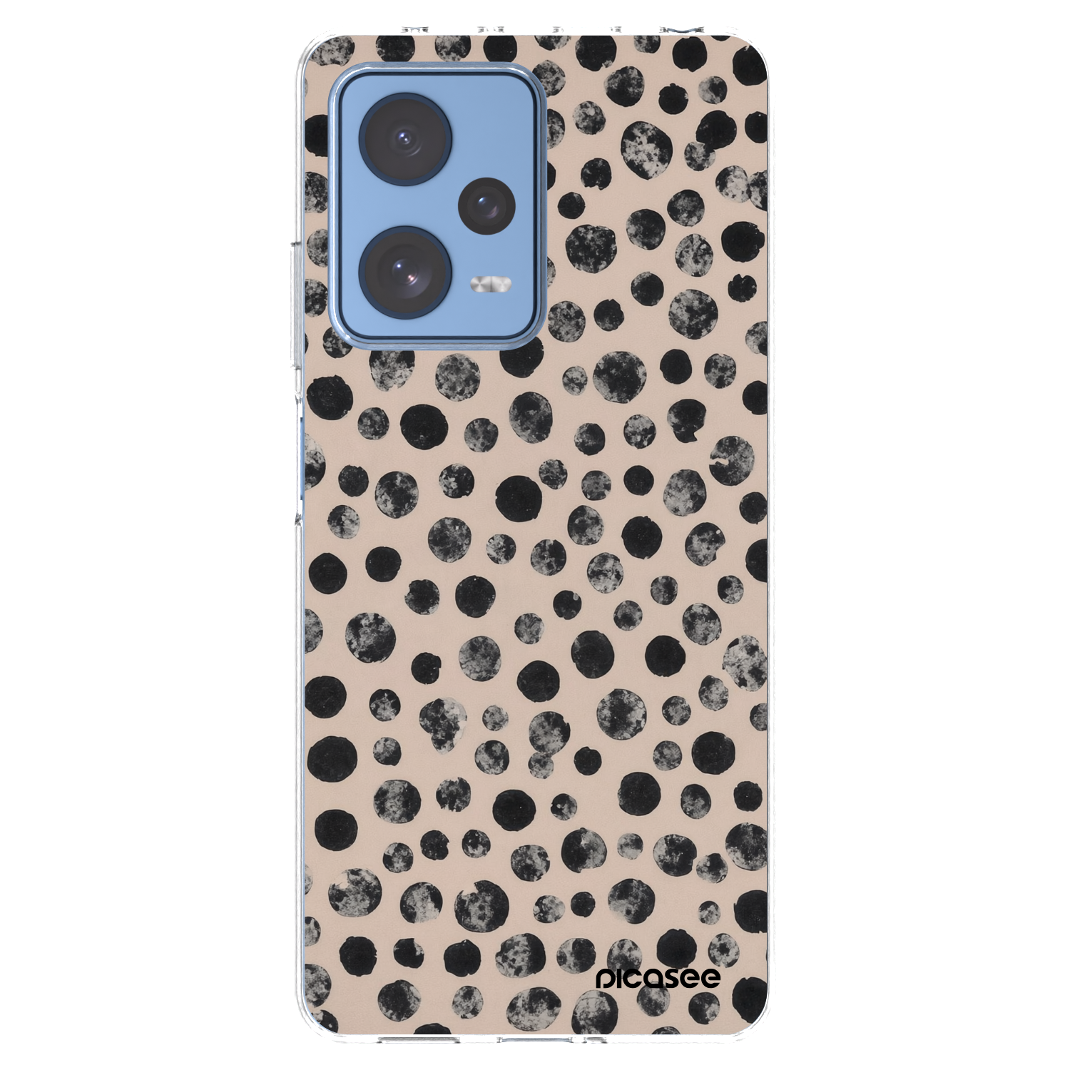 Picasee silikonska prozirna maskica za Xiaomi Redmi Note 12 Pro 5G - Dots