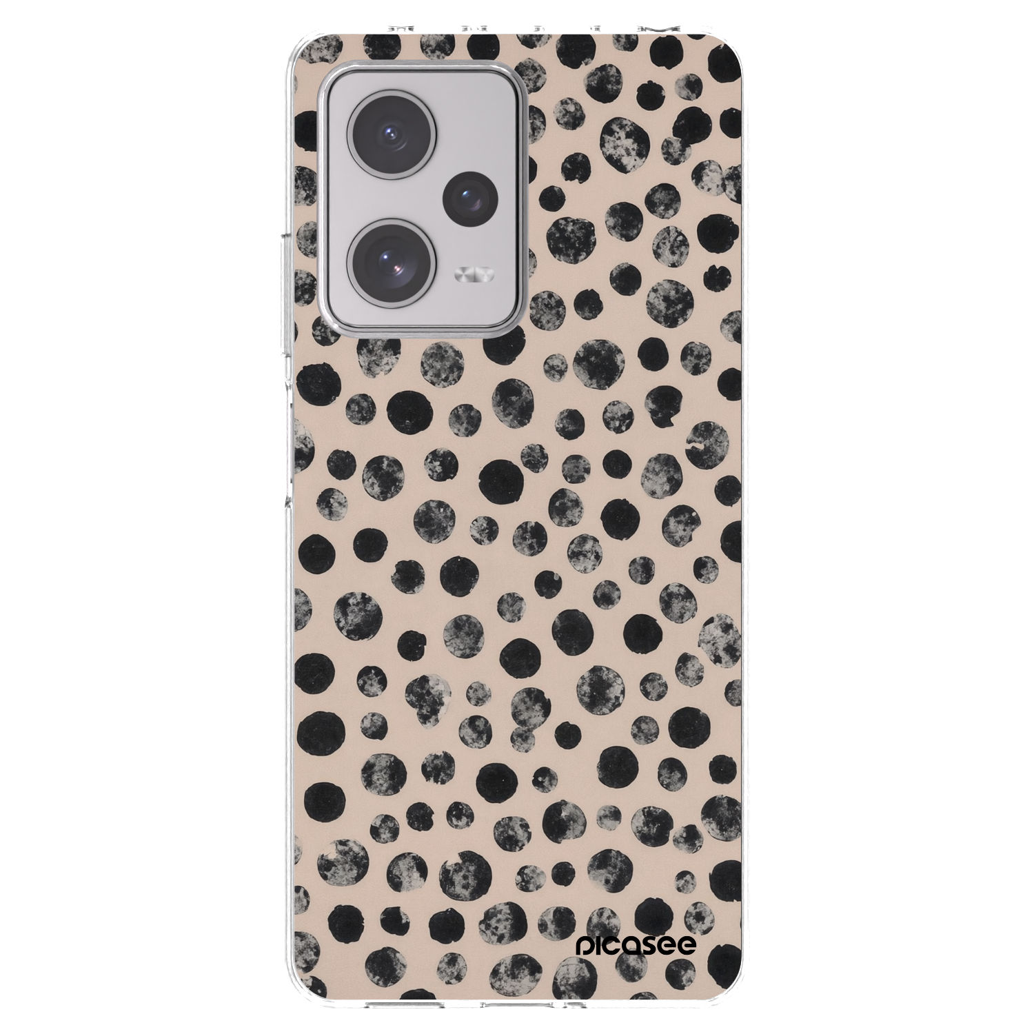 Picasee silikonska prozirna maskica za Xiaomi Redmi Note 12 Pro+ 5G - Dots