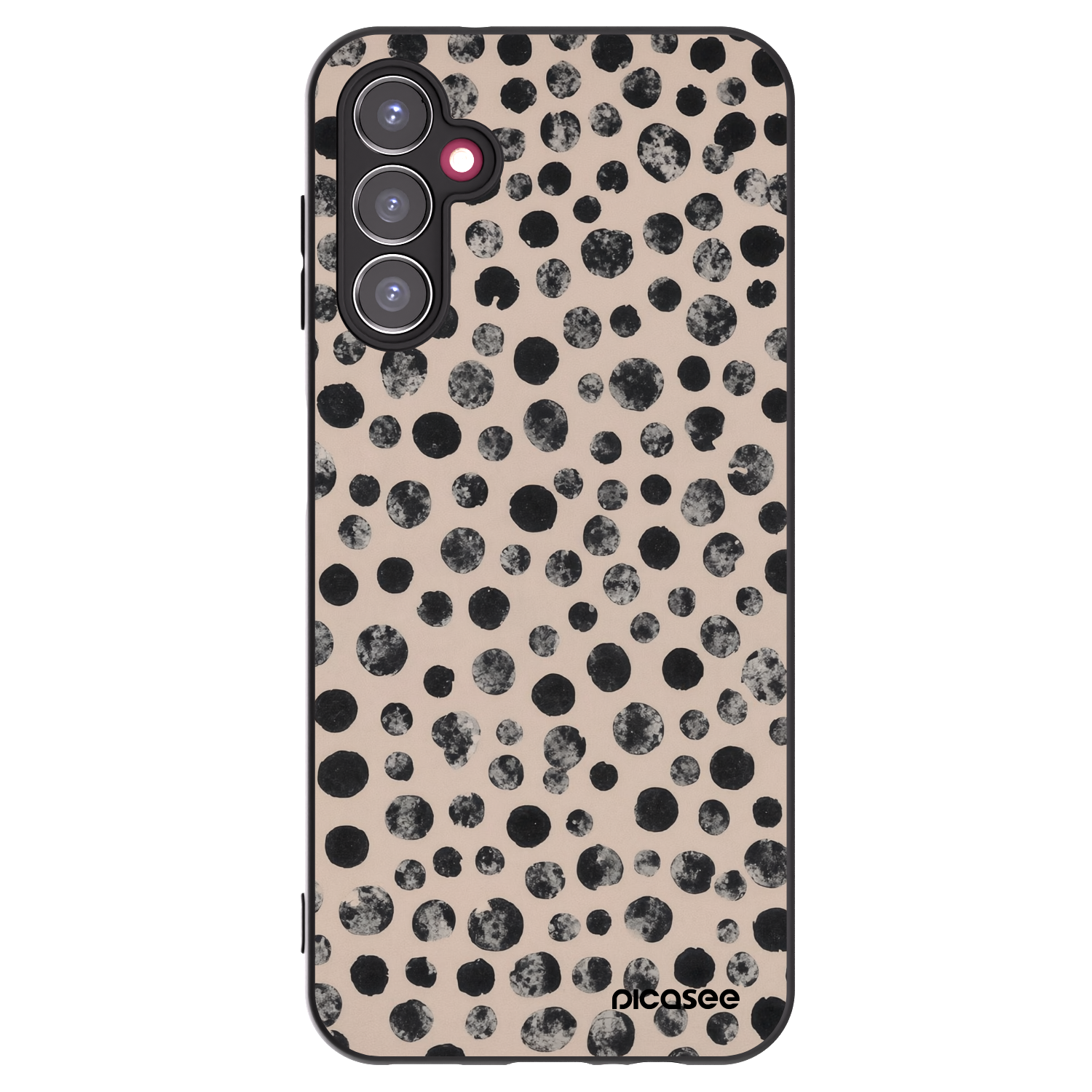 Picasee crna silikonska maskica za Samsung Galaxy A14 5G A146P - Dots