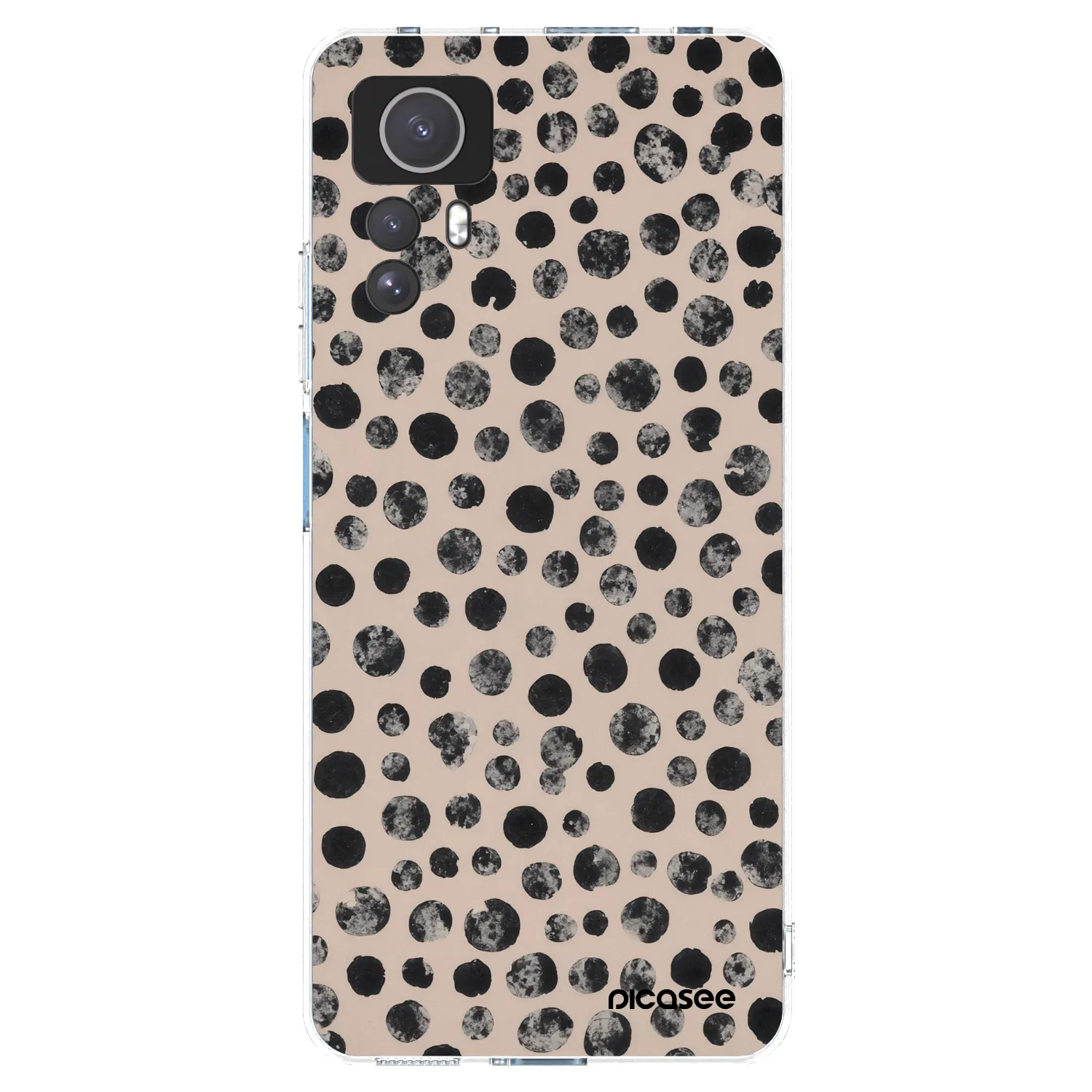 Picasee silikonska prozirna maskica za Xiaomi Redmi Note 12S - Dots