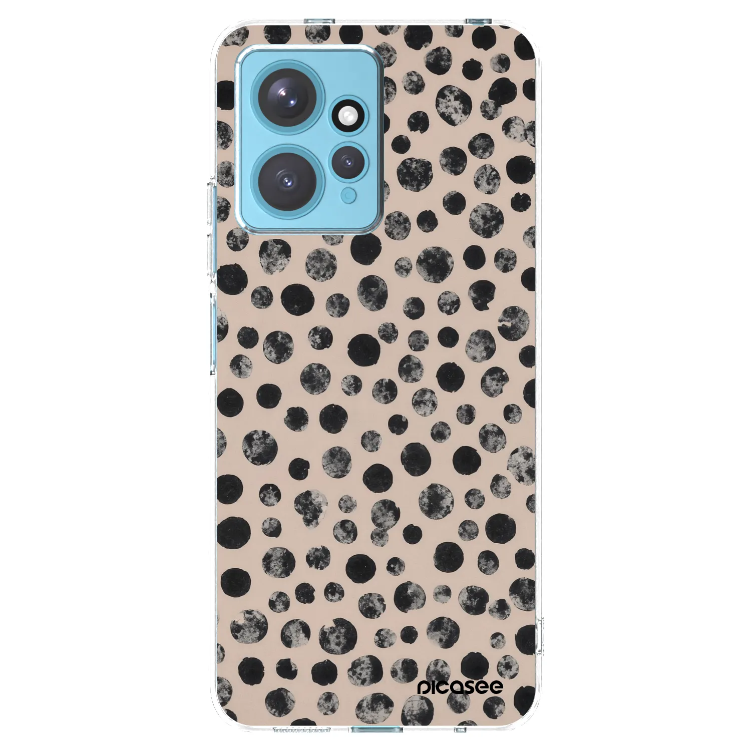 Picasee silikonska prozirna maskica za Xiaomi Redmi Note 12 4G - Dots