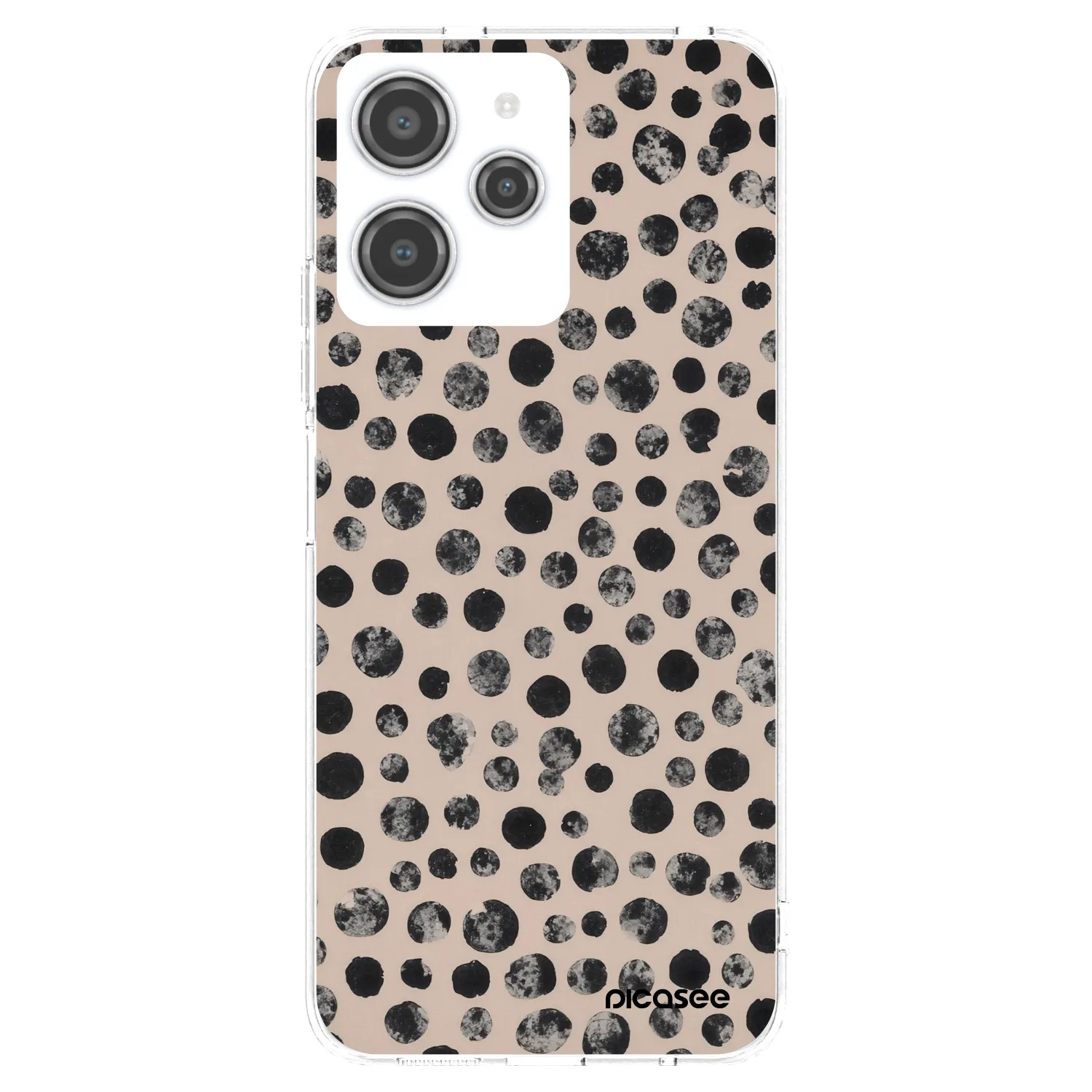 Picasee silikonska prozirna maskica za Xiaomi Redmi 12 4G - Dots