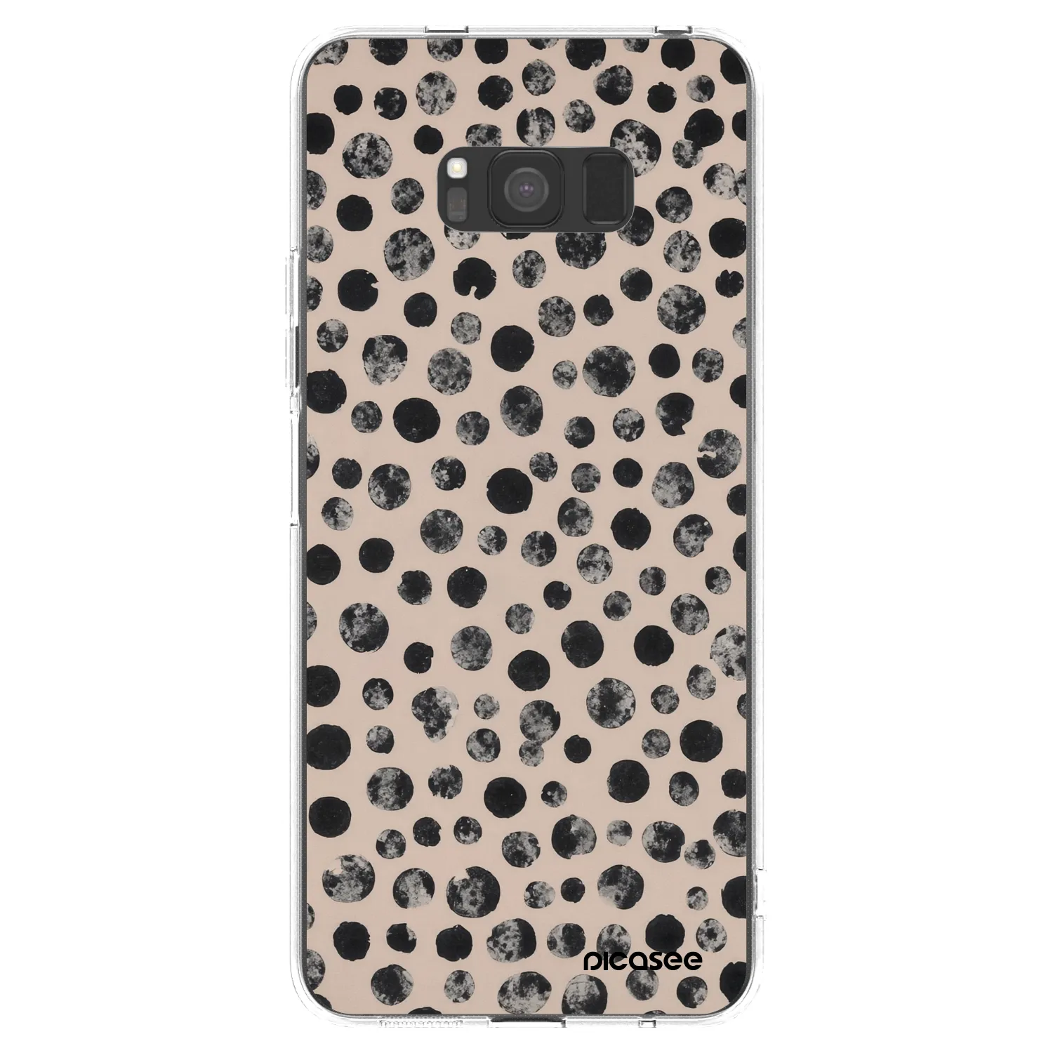 Picasee silikonska prozirna maskica za Samsung Galaxy S8 G950F - Dots