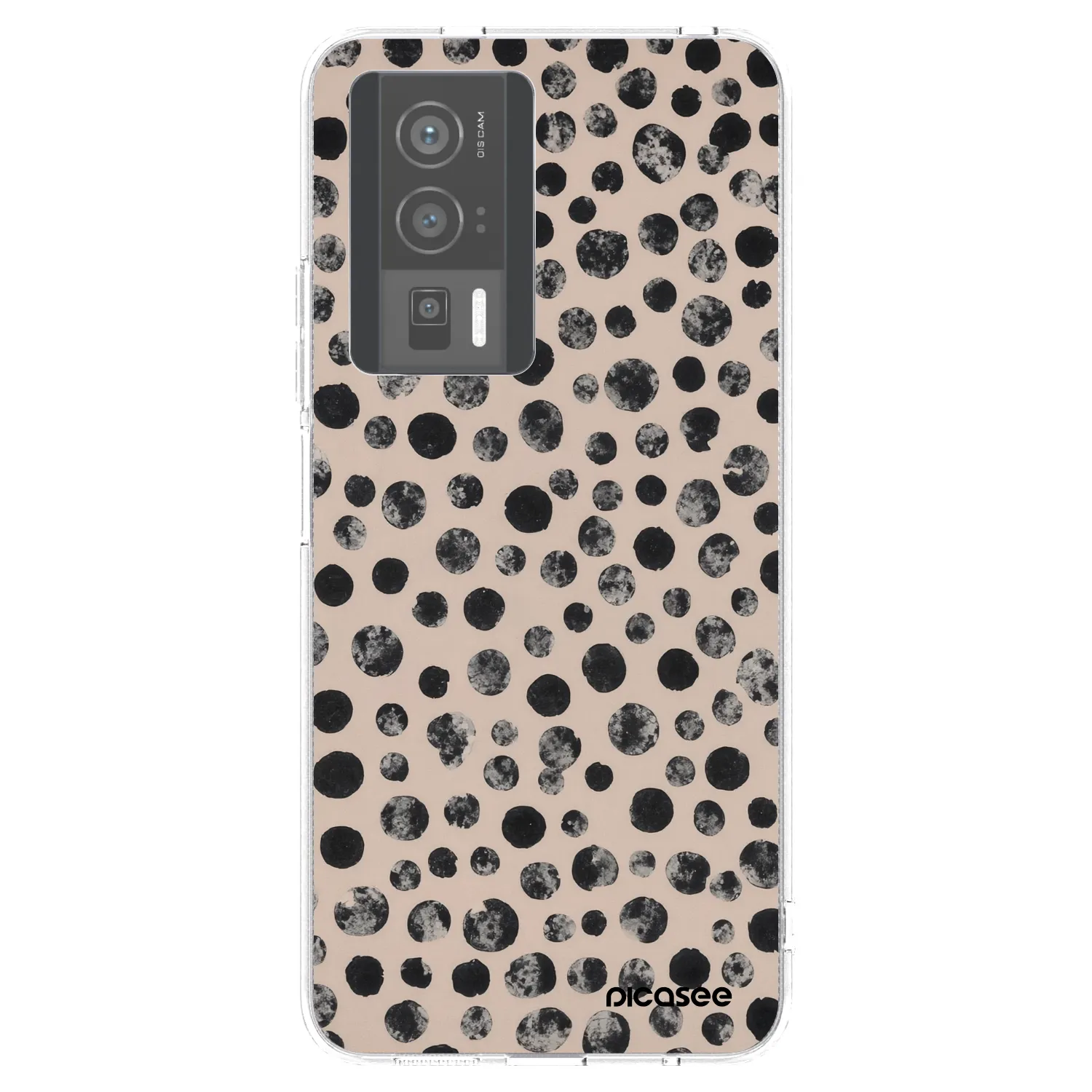Picasee silikonska prozirna maskica za Xiaomi Poco F5 Pro 5G - Dots