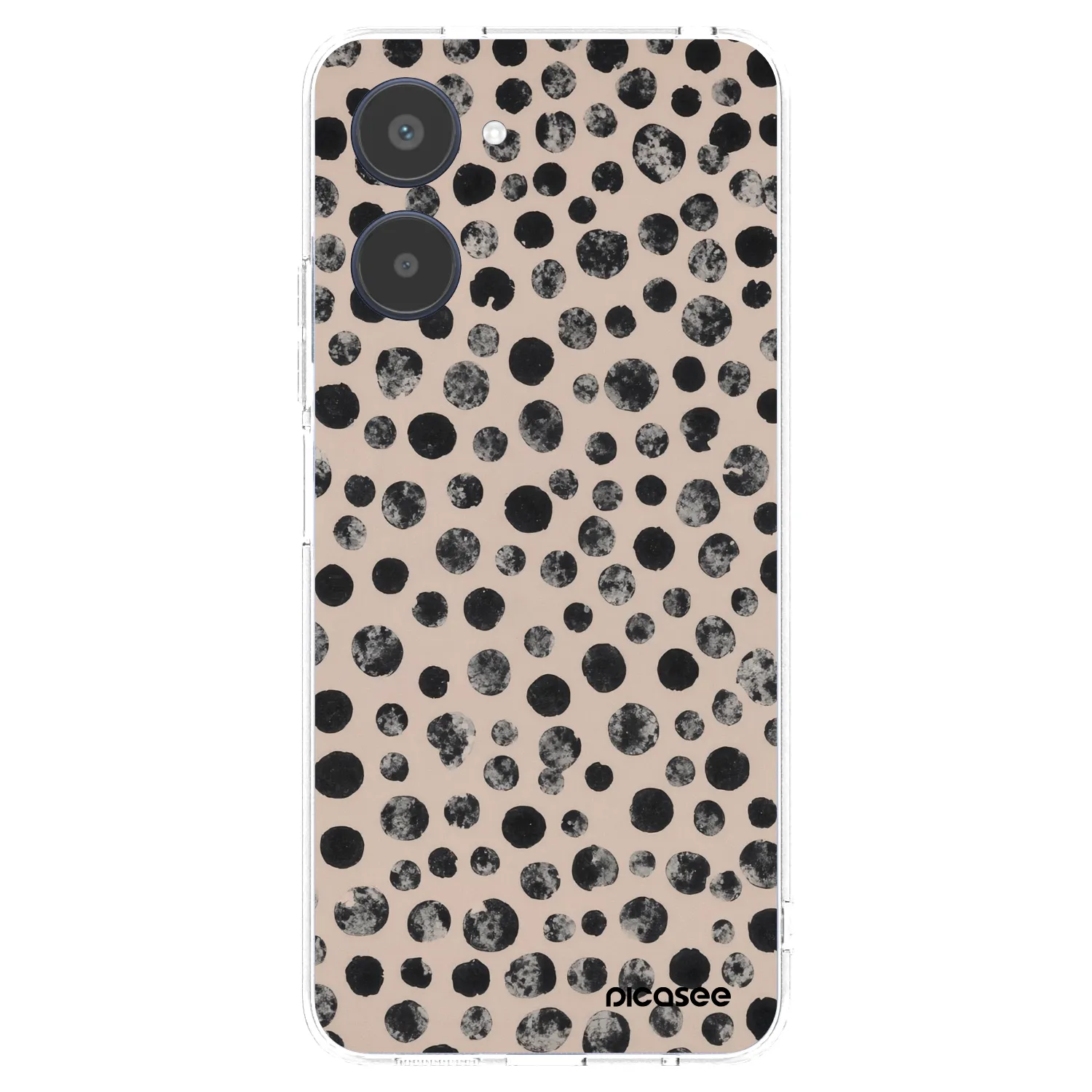 Picasee silikonska prozirna maskica za Realme 10 4G - Dots