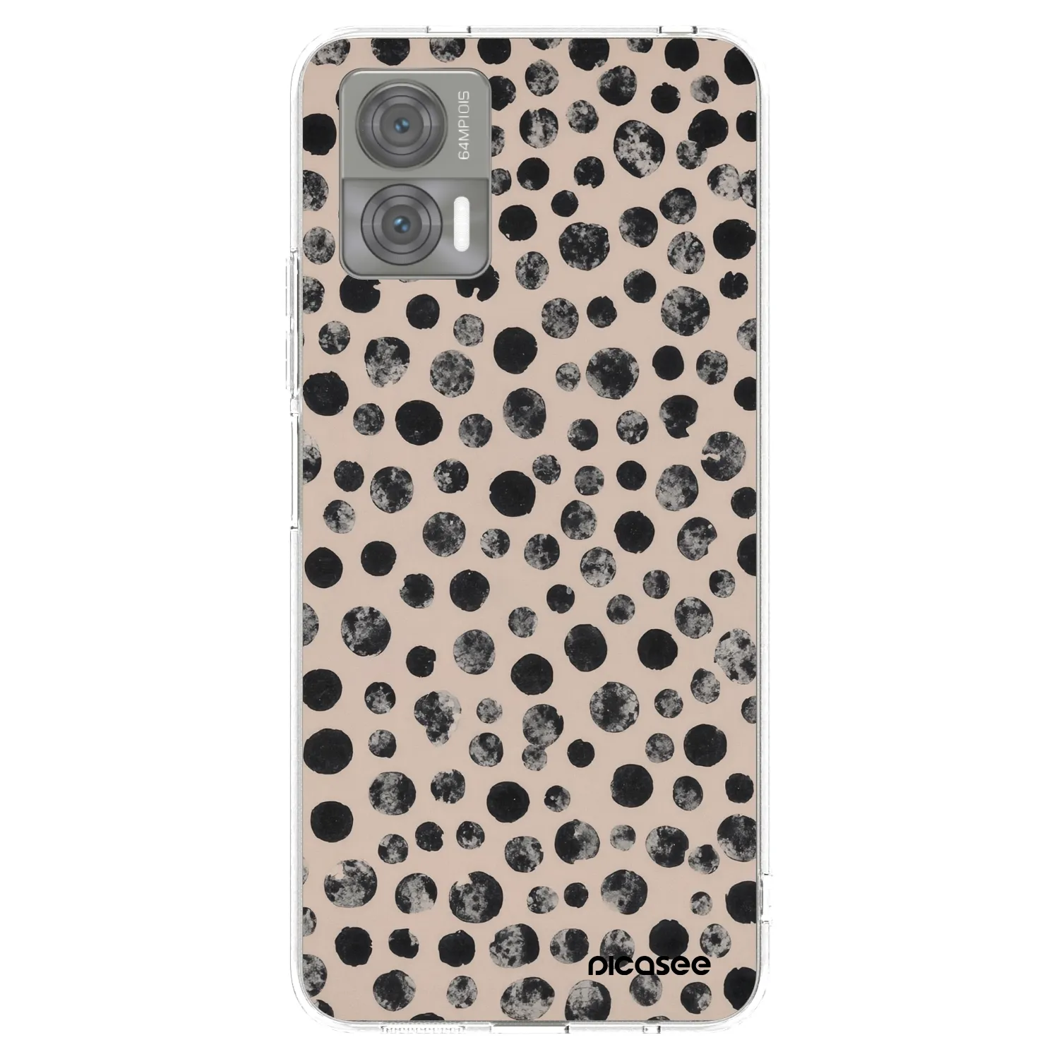 Picasee silikonska prozirna maskica za Motorola Edge 30 Neo - Dots