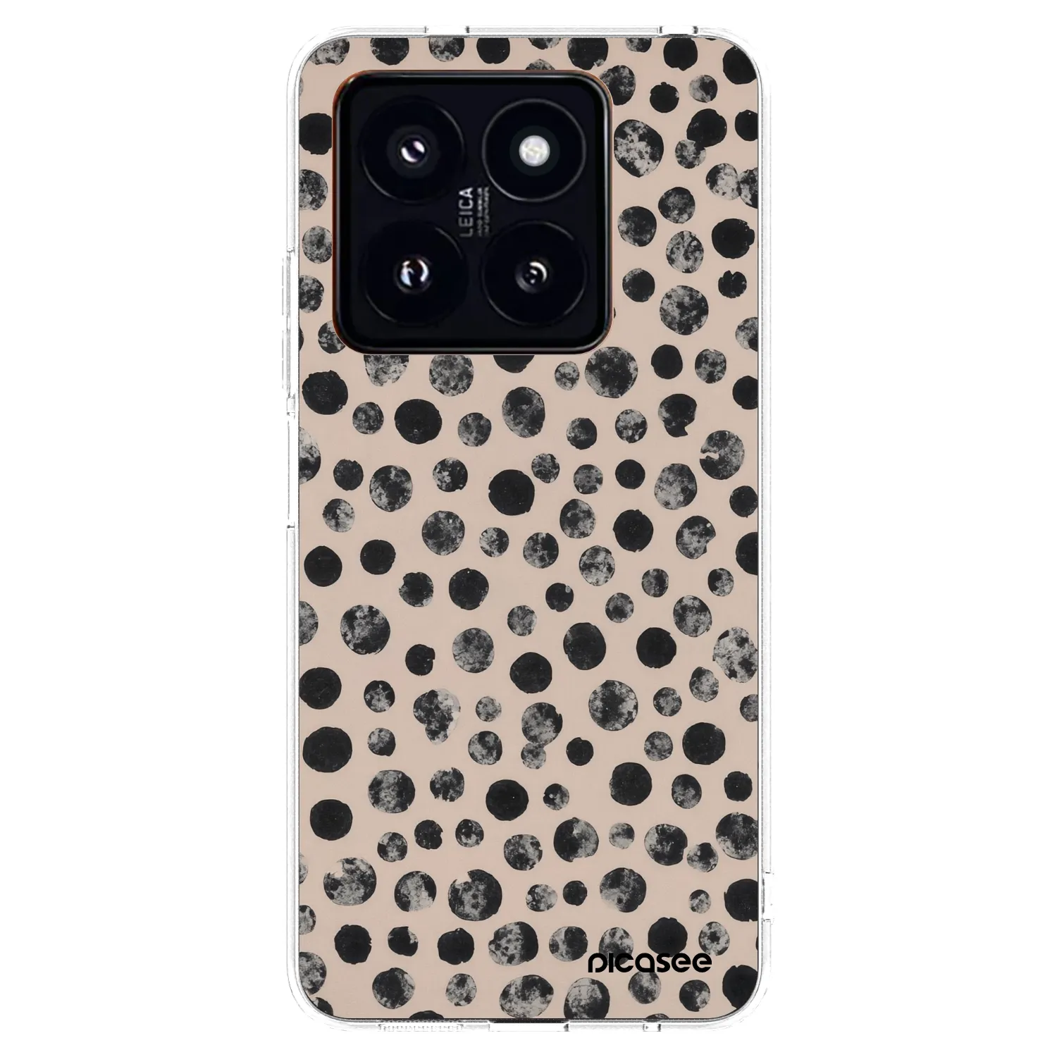 Picasee silikonska prozirna maskica za Xiaomi 14 Pro - Dots