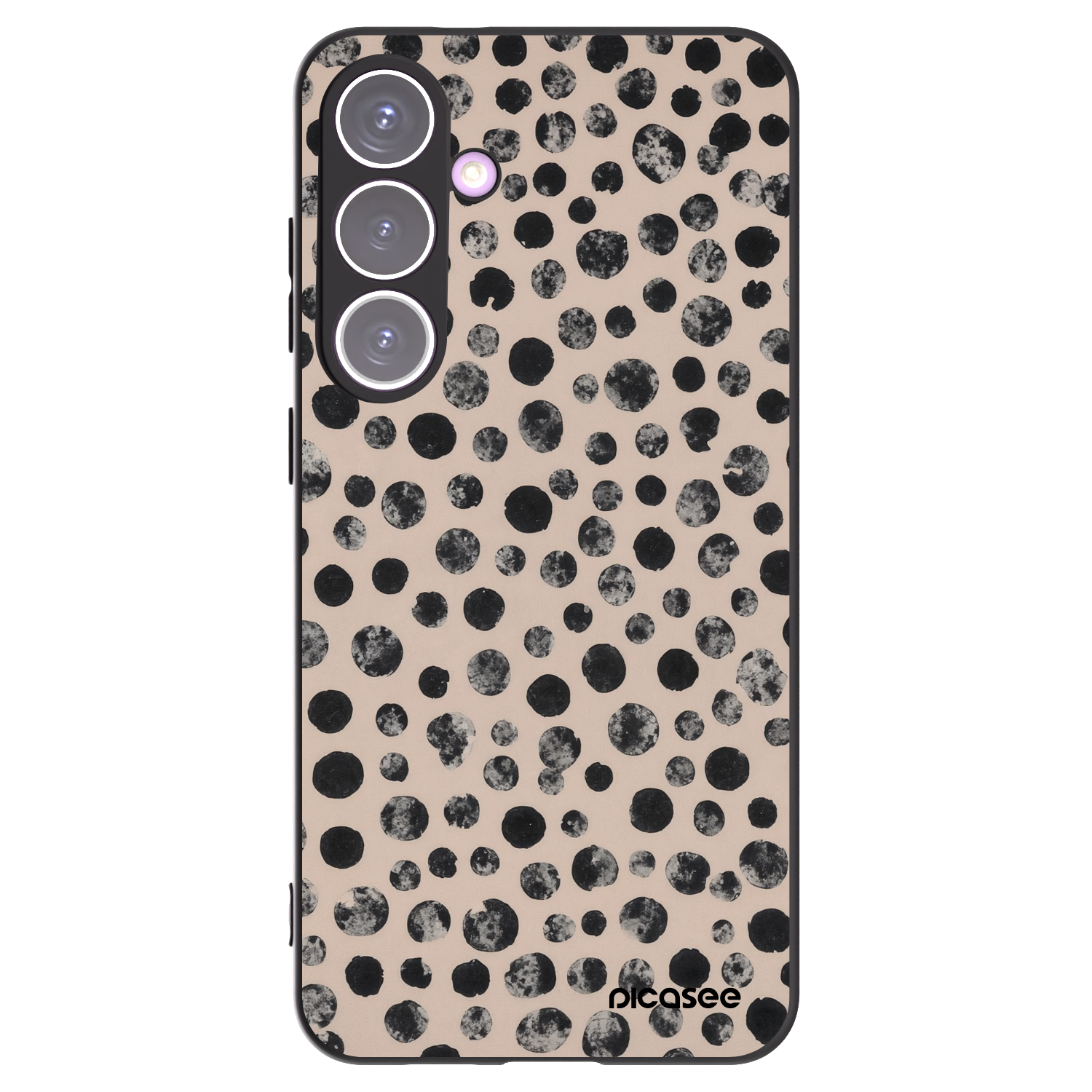 Picasee crna silikonska maskica za Samsung Galaxy S24+ S926B 5G - Dots