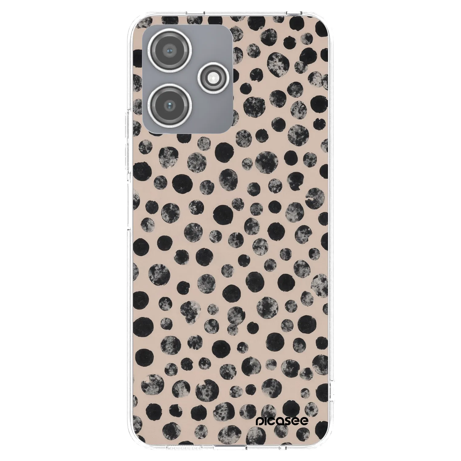 Picasee silikonska prozirna maskica za Xiaomi Redmi 12 5G - Dots