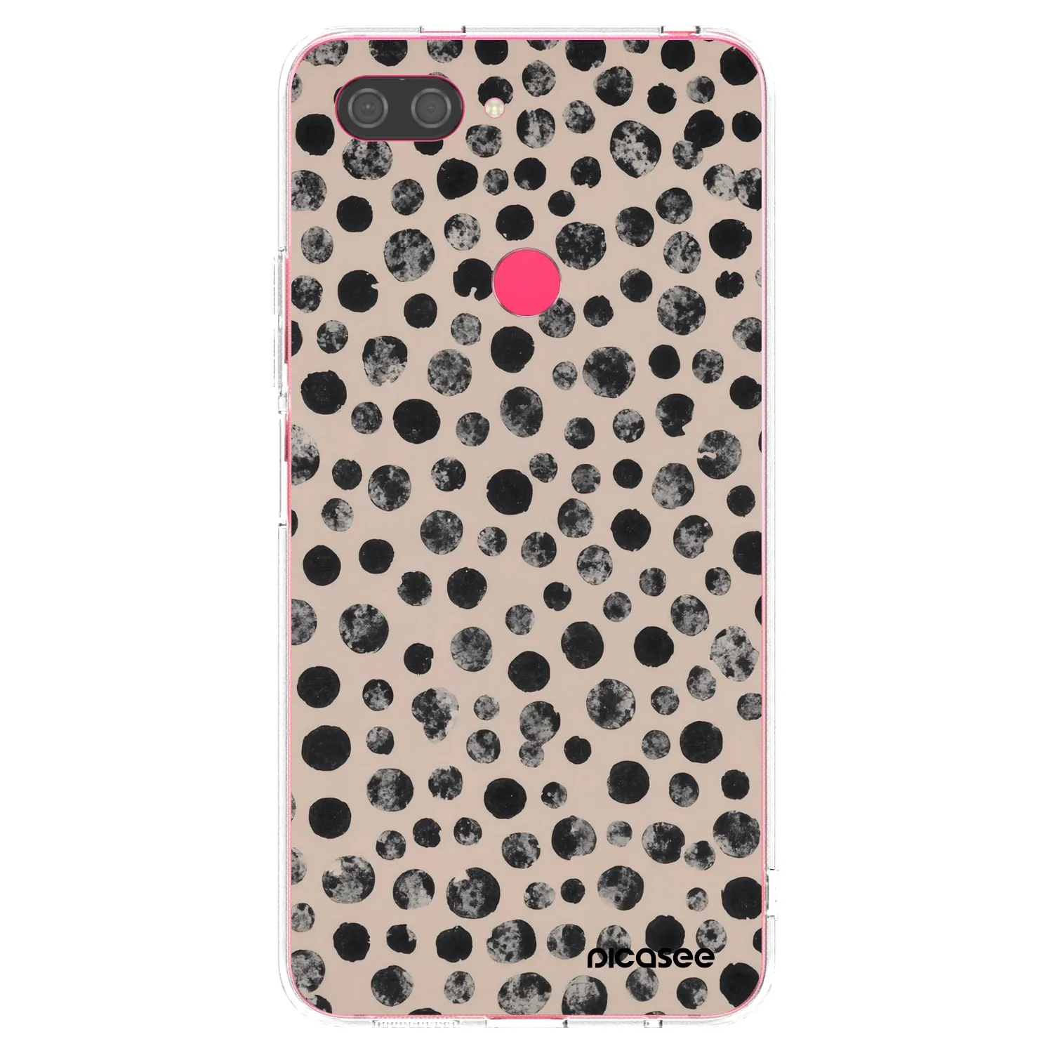 Picasee silikonska prozirna maskica za Xiaomi Mi 8 Lite - Dots