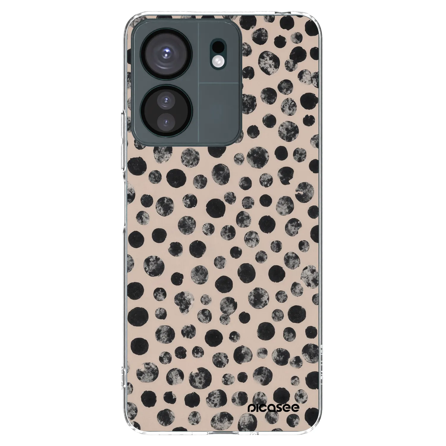 Picasee silikonska prozirna maskica za Xiaomi Redmi 13C 4G - Dots