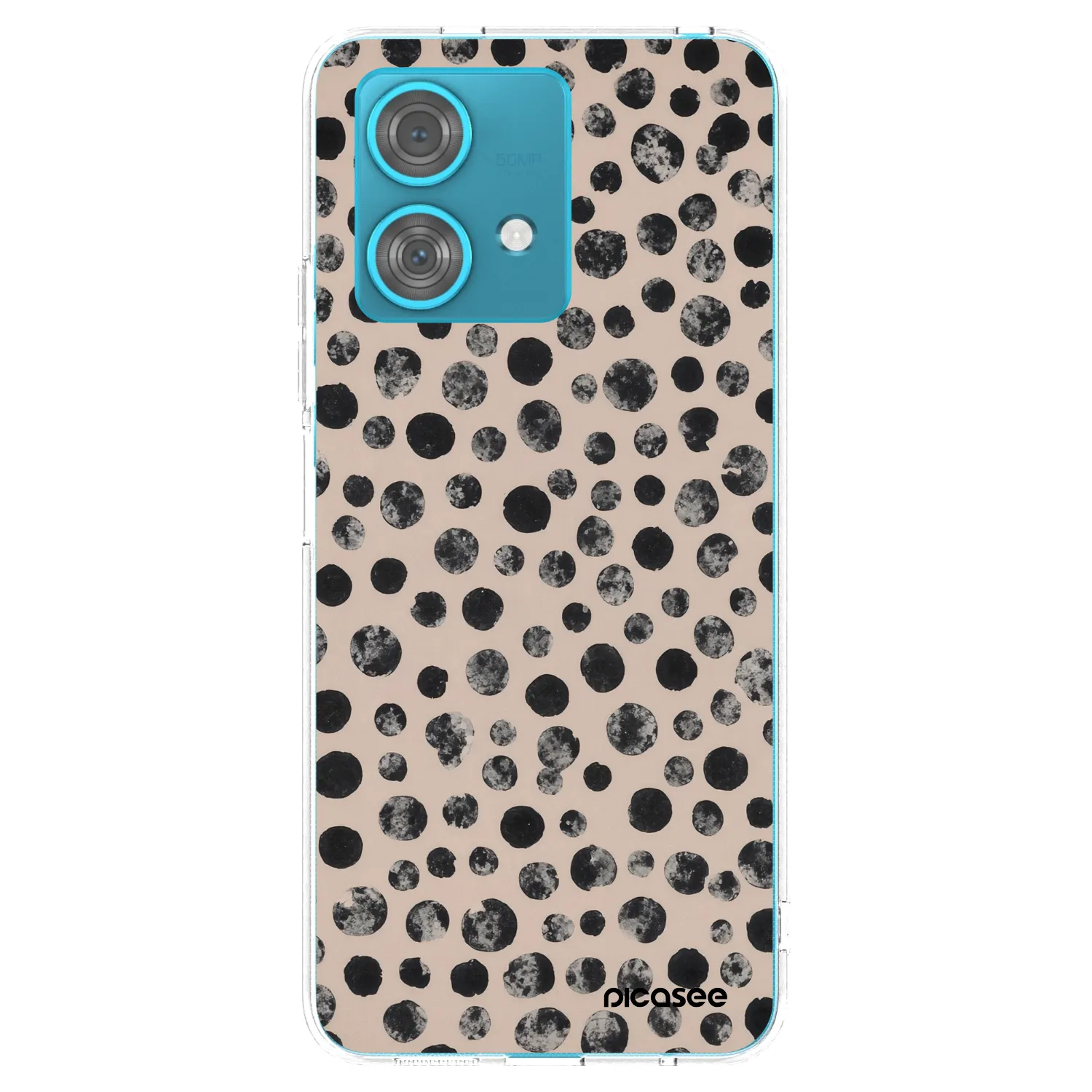 Picasee silikonska prozirna maskica za Motorola Edge 40 Neo - Dots