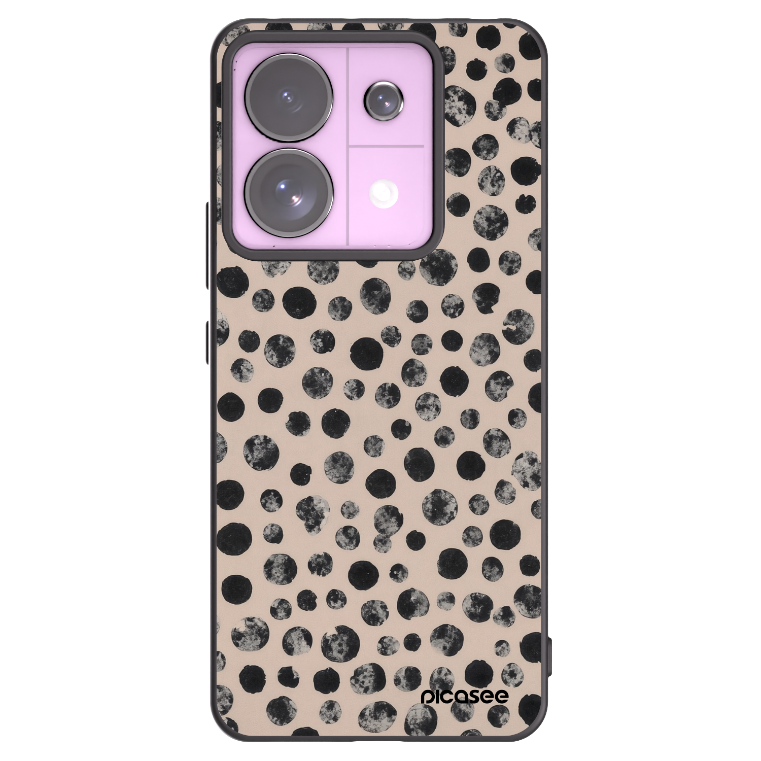 Picasee crna silikonska maskica za Xiaomi Redmi Note 13 Pro 5G - Dots