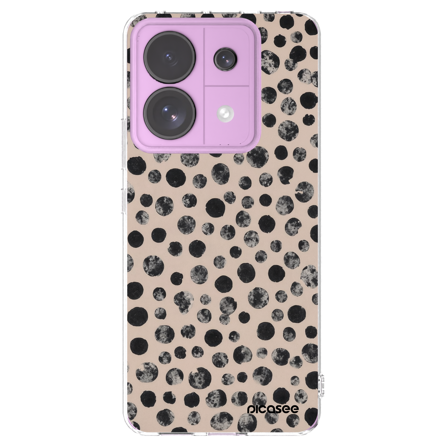 Picasee silikonska prozirna maskica za Xiaomi Redmi Note 13 Pro 5G - Dots