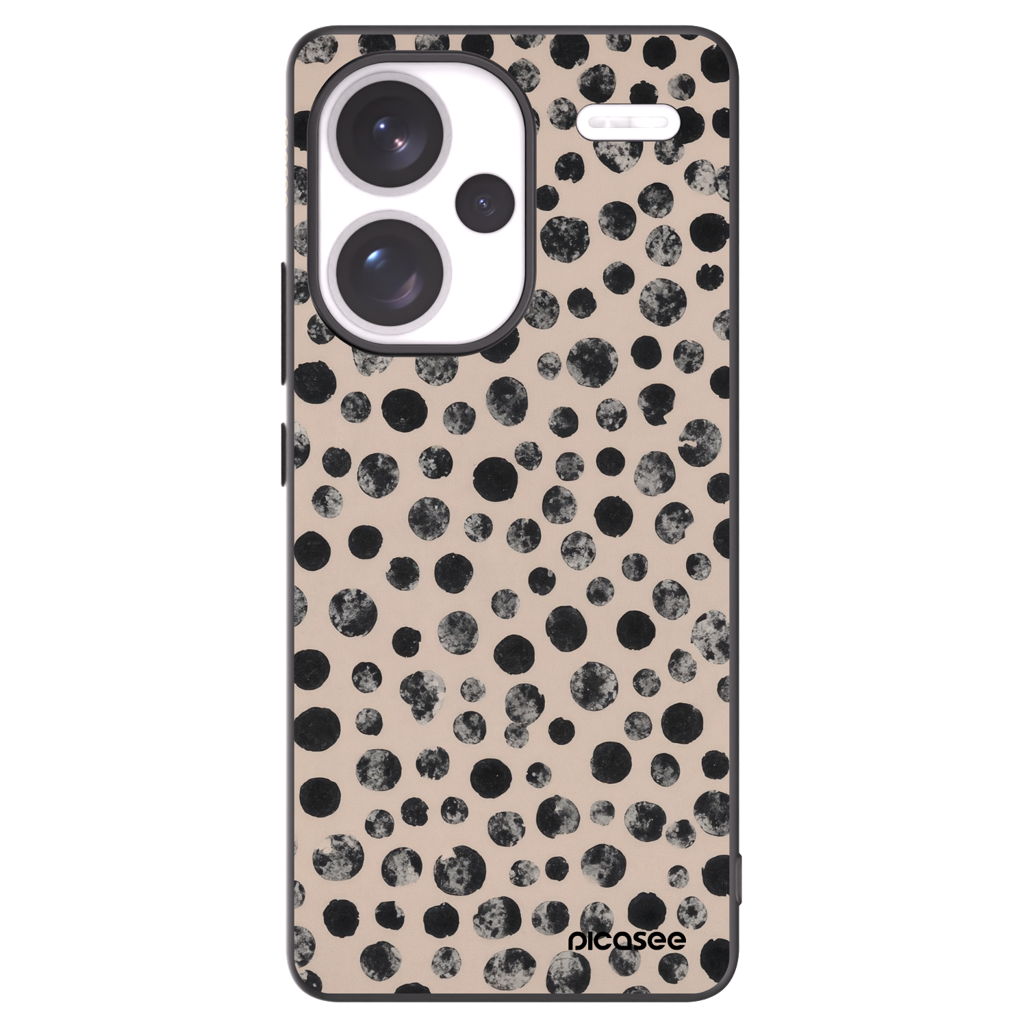Picasee crna silikonska maskica za Xiaomi Redmi Note 13 Pro+ 5G - Dots