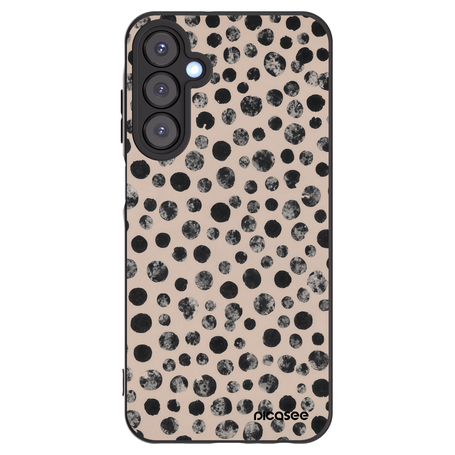 Picasee crna silikonska maskica za Samsung Galaxy A25 A256B 5G - Dots