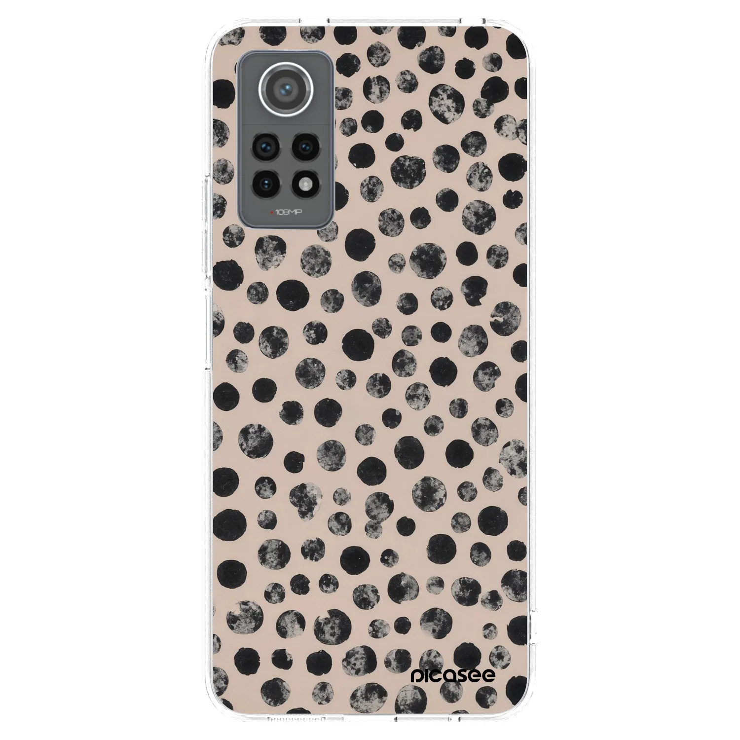 Picasee silikonska prozirna maskica za Xiaomi Redmi Note 12 Pro 4G - Dots