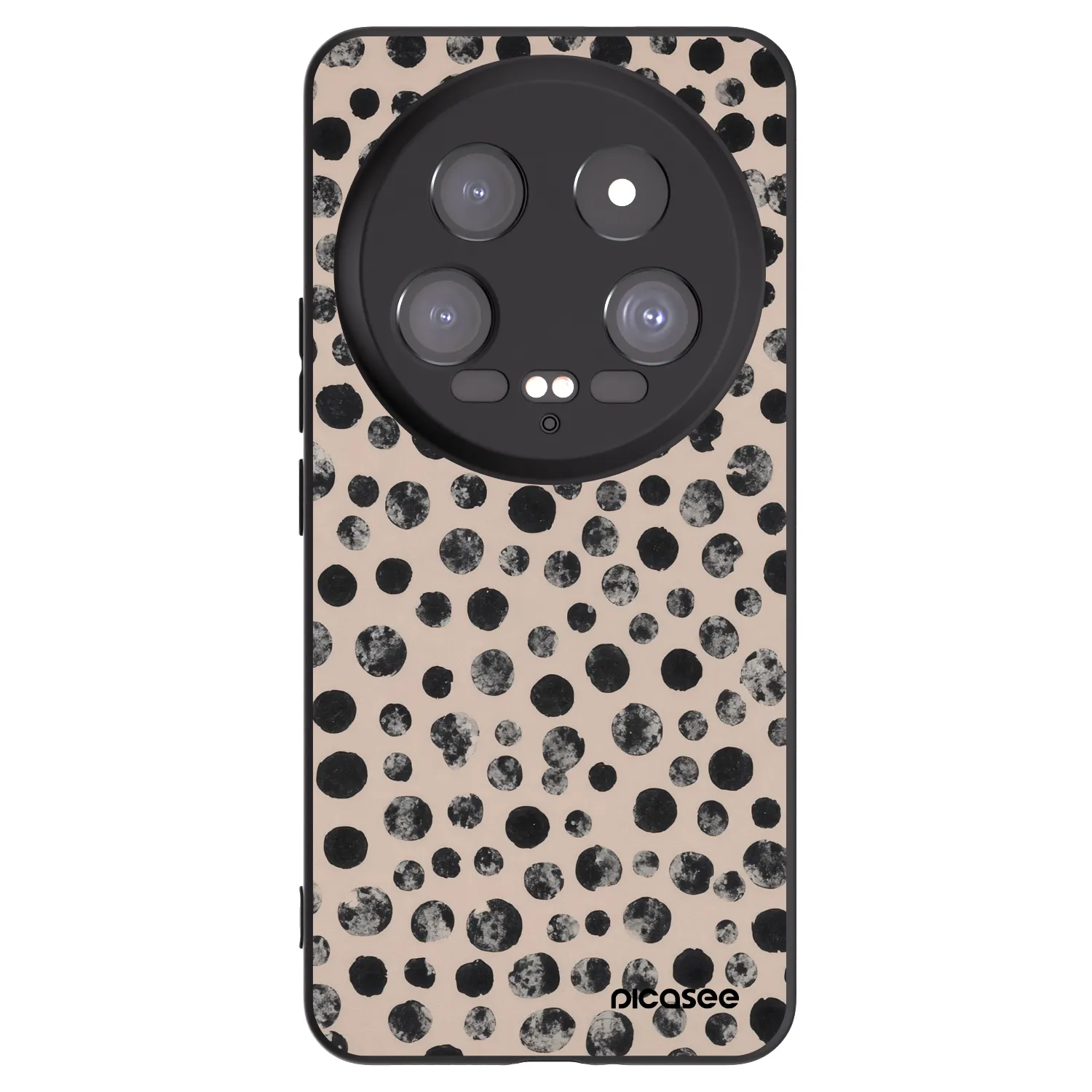 Picasee crna silikonska maskica za Xiaomi 14 Ultra - Dots