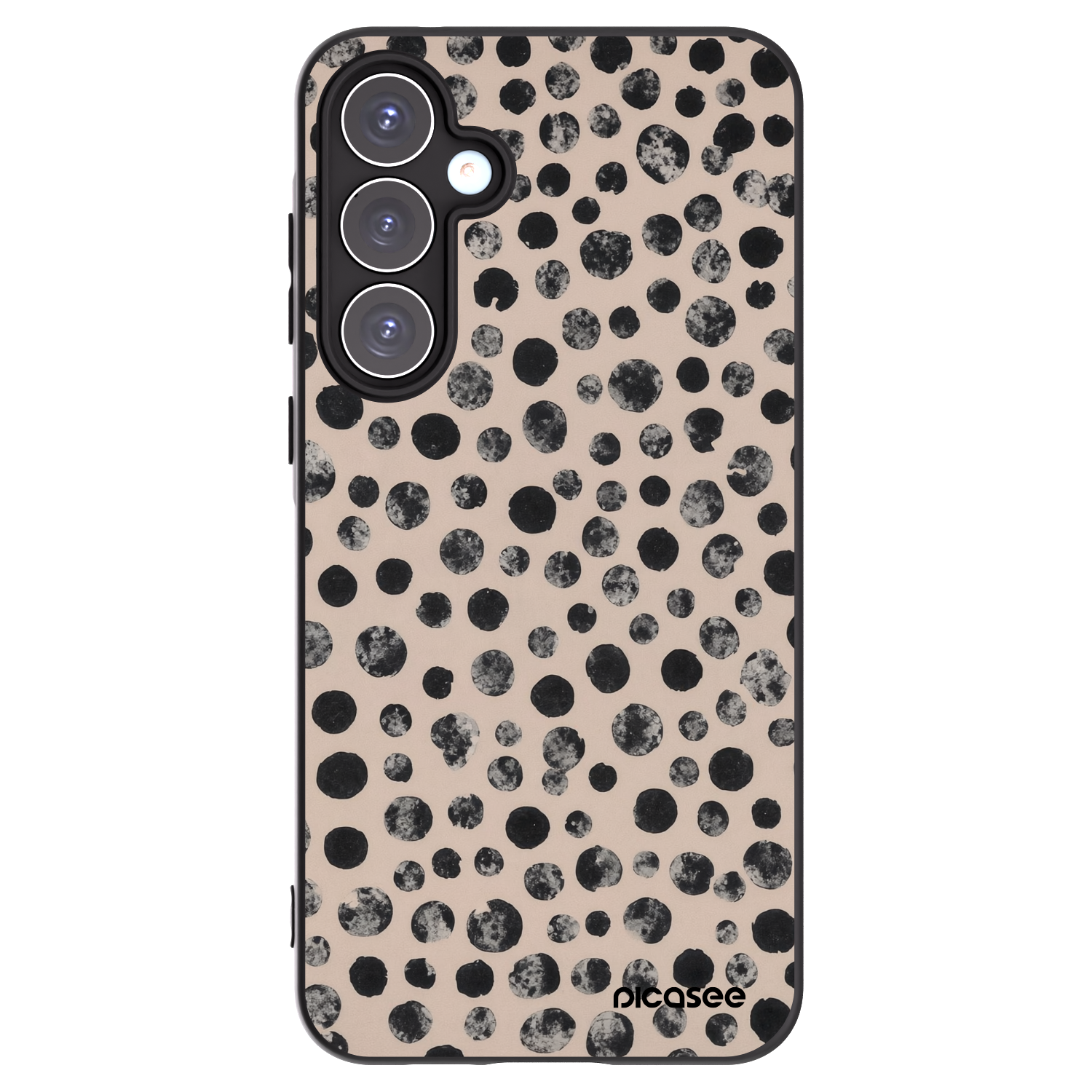 Picasee crna silikonska maskica za Samsung Galaxy A55 5G A556B - Dots