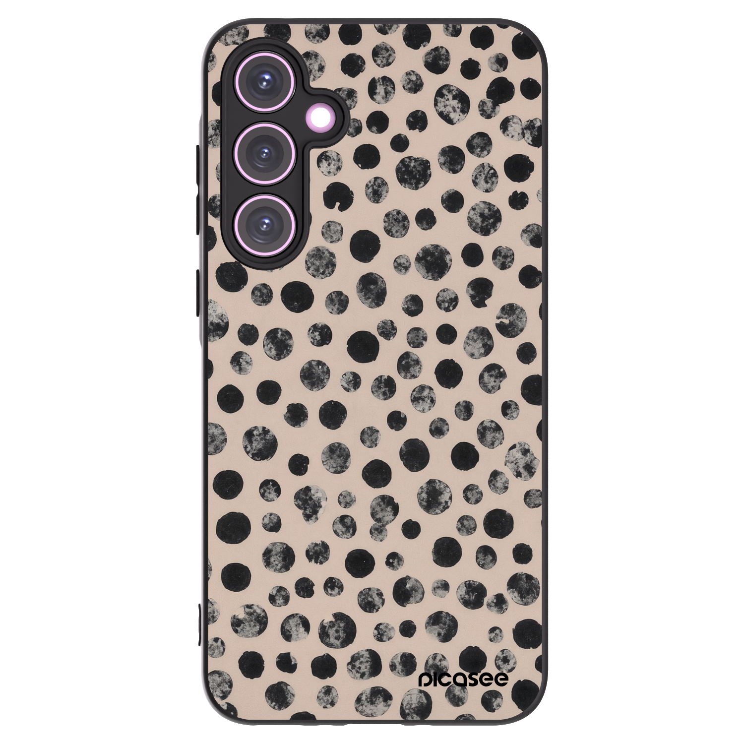 Picasee crna silikonska maskica za Samsung Galaxy A35 5G A356B - Dots