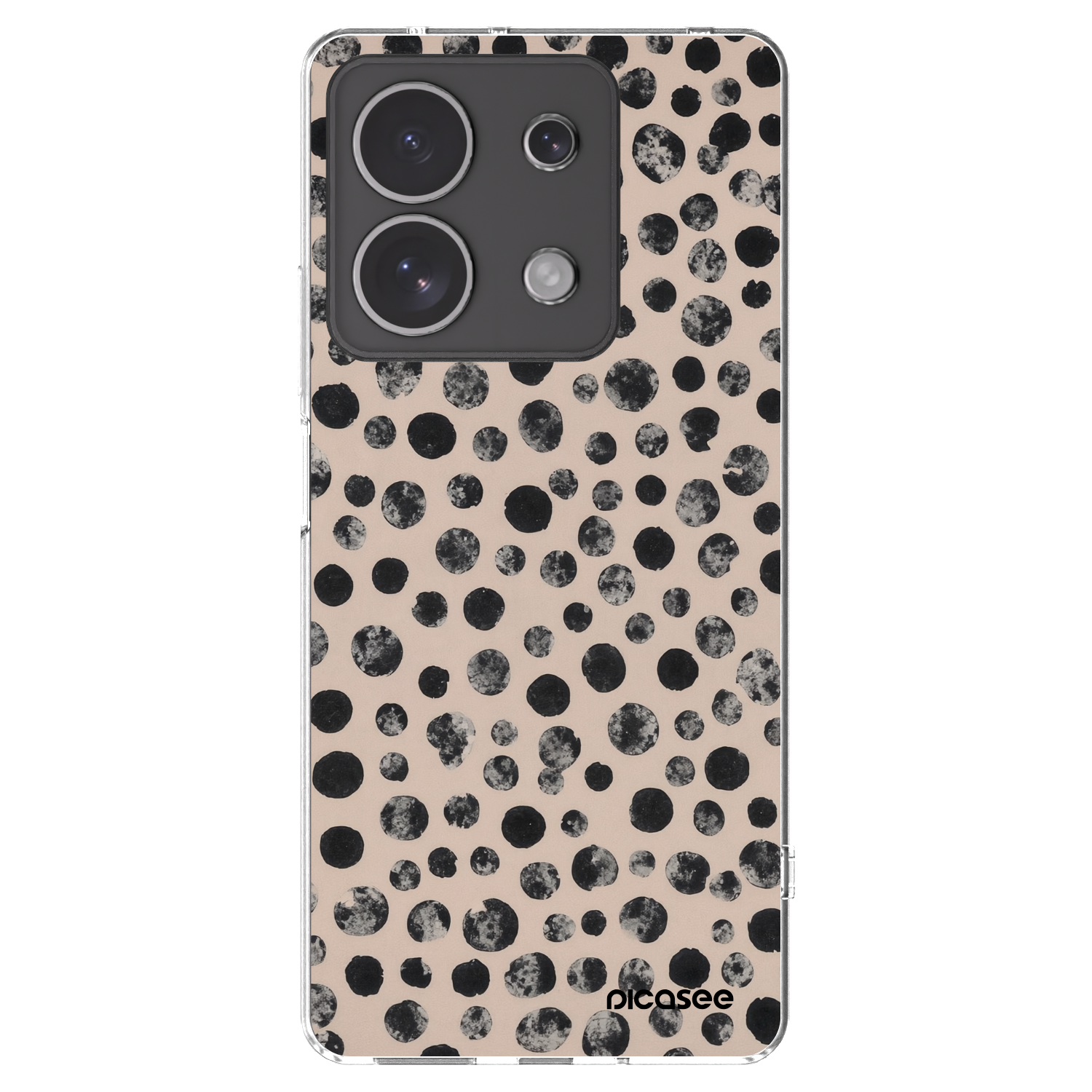 Picasee silikonska prozirna maskica za Xiaomi Redmi Note 13 4G - Dots
