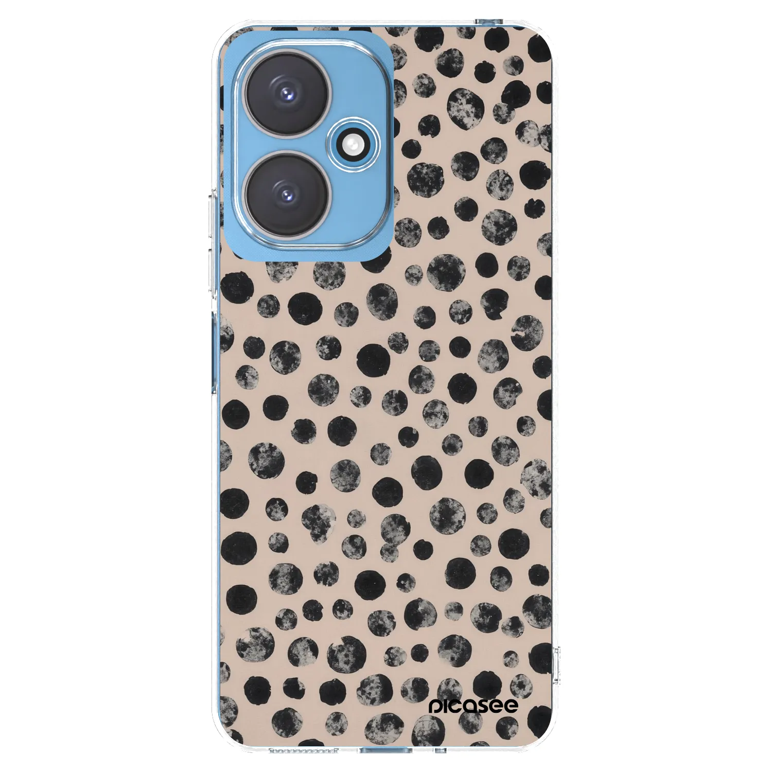 Picasee silikonska prozirna maskica za Xiaomi Redmi 13C 5G - Dots