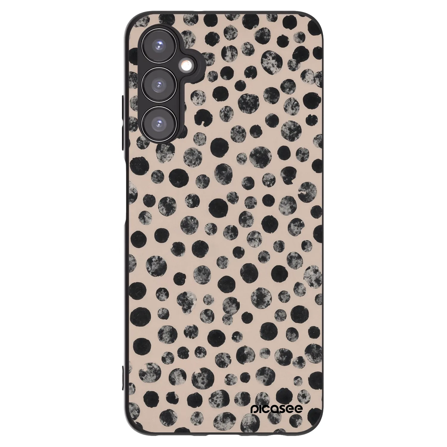 Picasee crna silikonska maskica za Samsung Galaxy A05s A057G - Dots