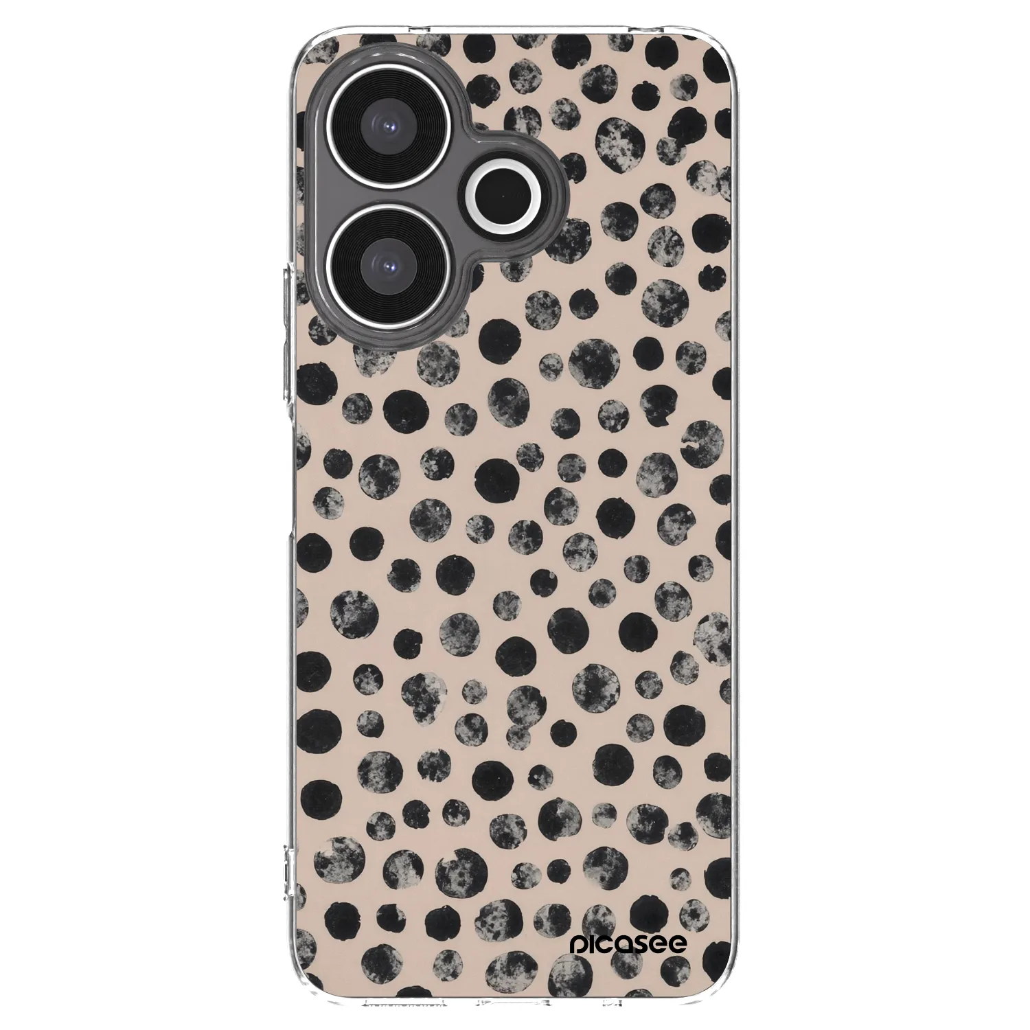 Picasee silikonska prozirna maskica za Xiaomi Redmi 13 4G - Dots