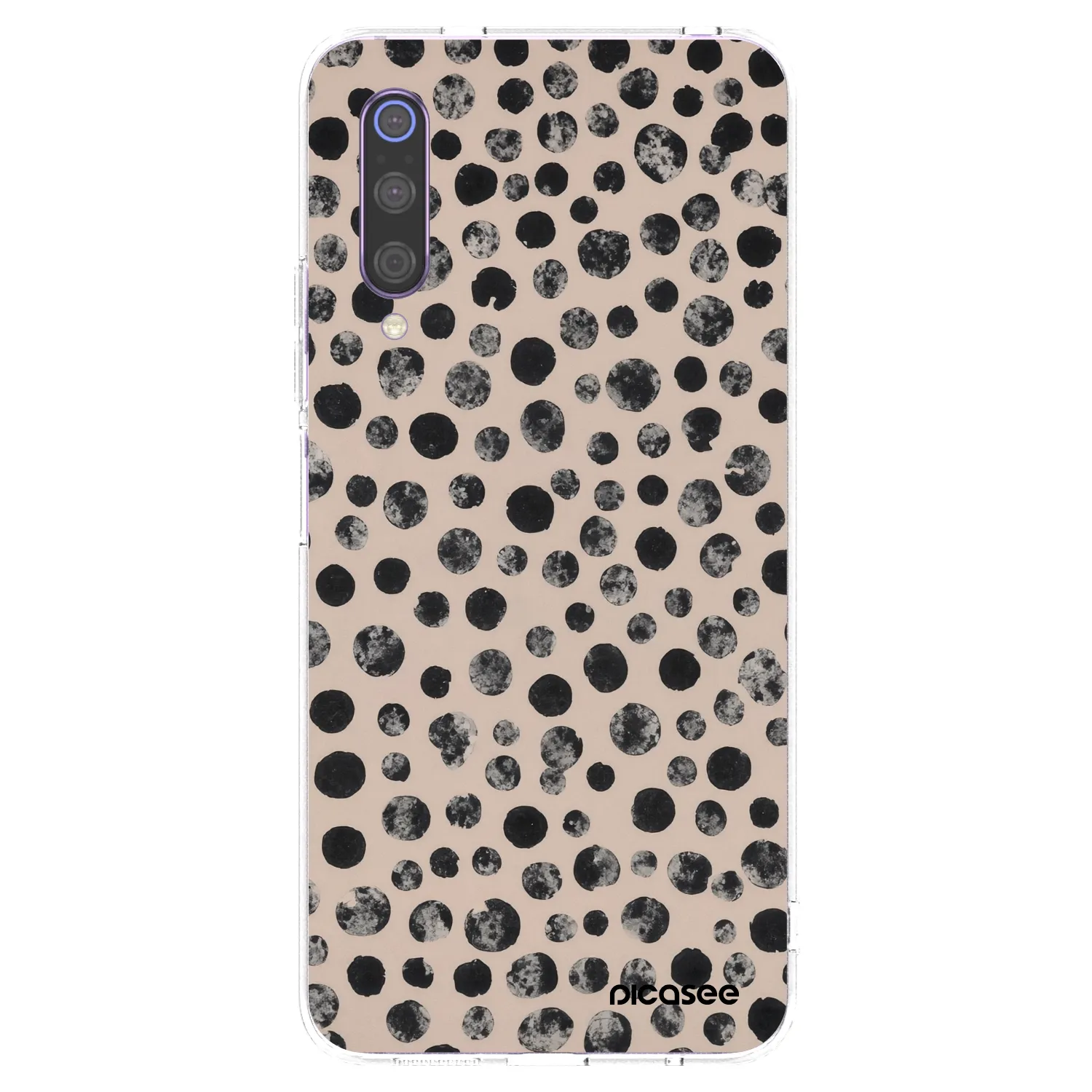 Picasee silikonska prozirna maskica za Xiaomi Mi 9 - Dots