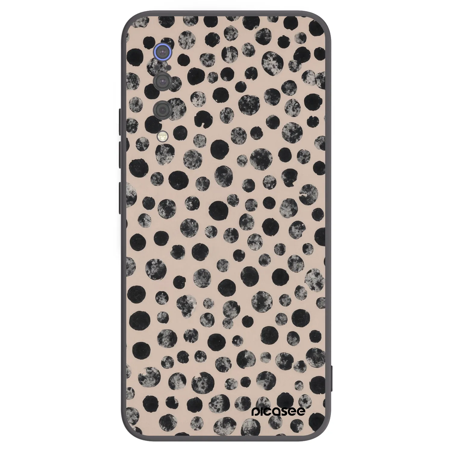 Picasee crna silikonska maskica za Xiaomi Mi 9 - Dots